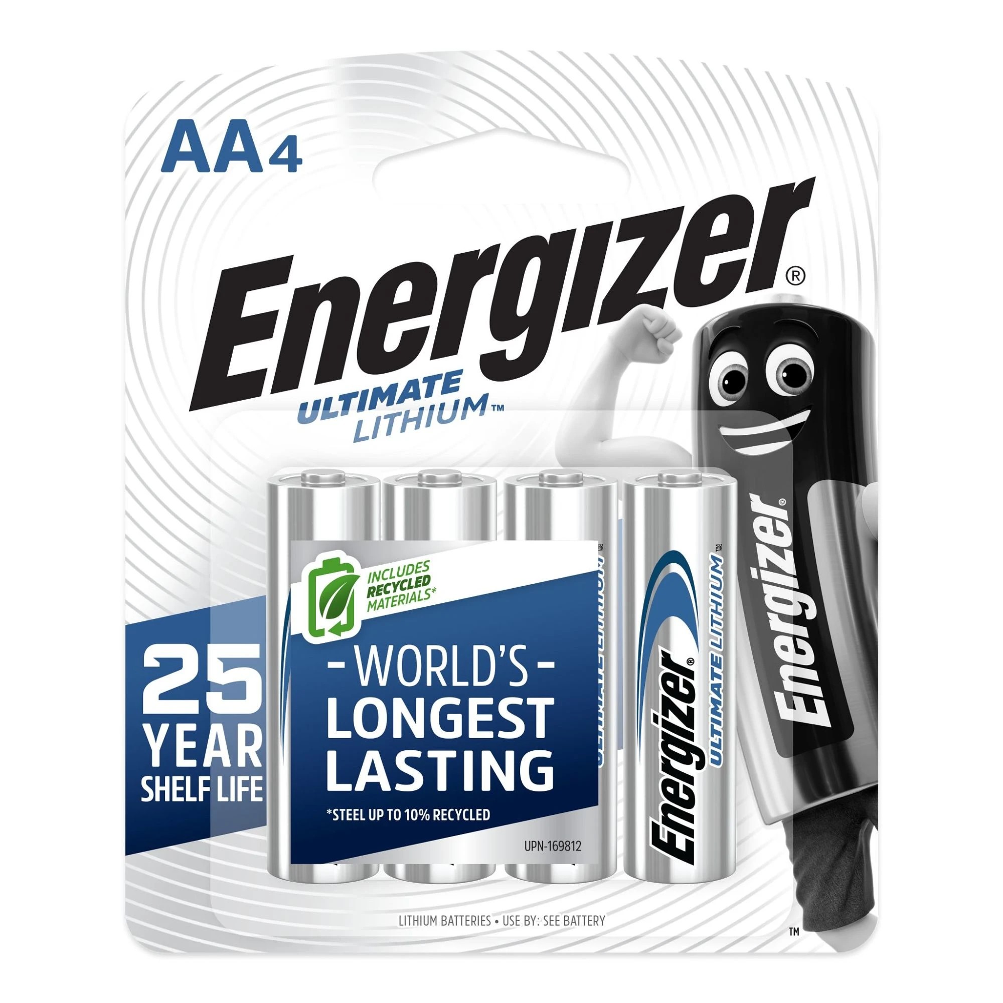 1 4 Pack Energizer Ultimate AA Lithium Batteries, 1 of 10