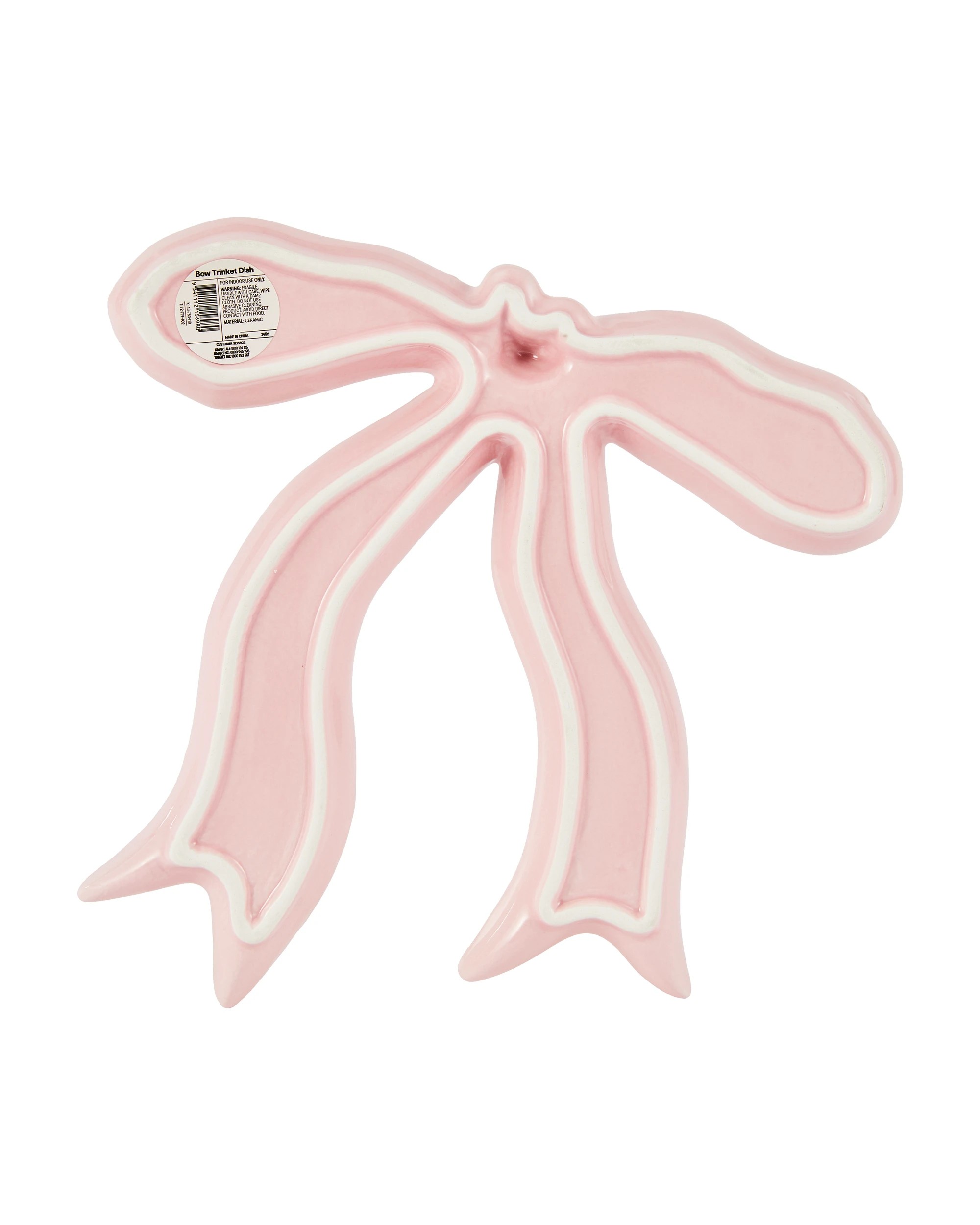 4 Bow Trinket Dish - Pink, 4 of 4