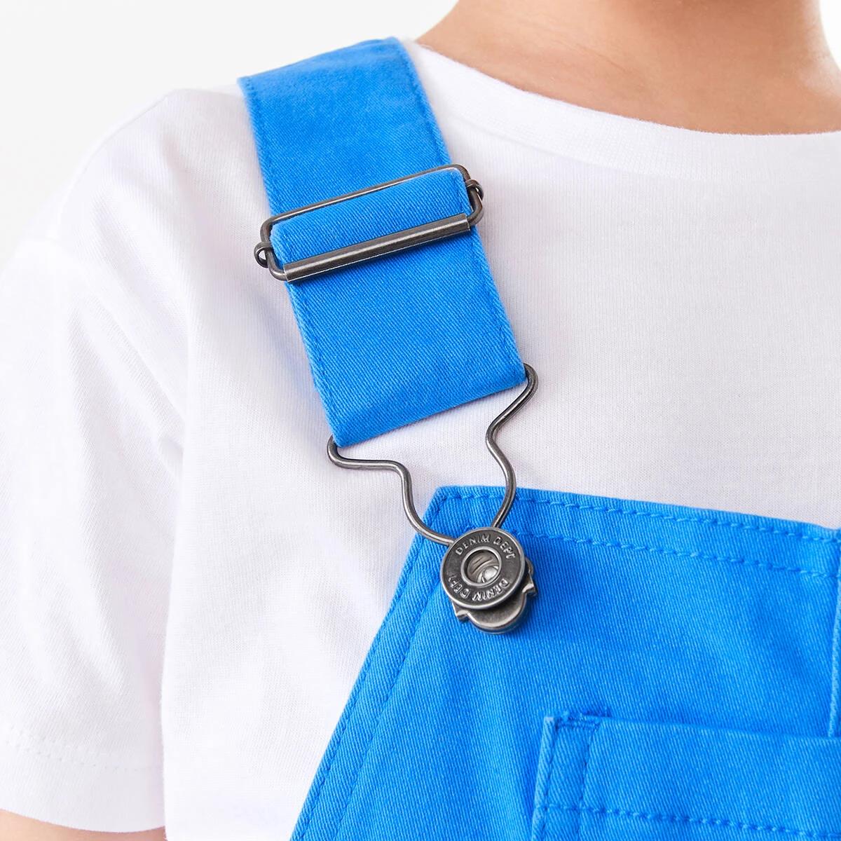 4 Twill Overalls Fren Blue, 4 of 10