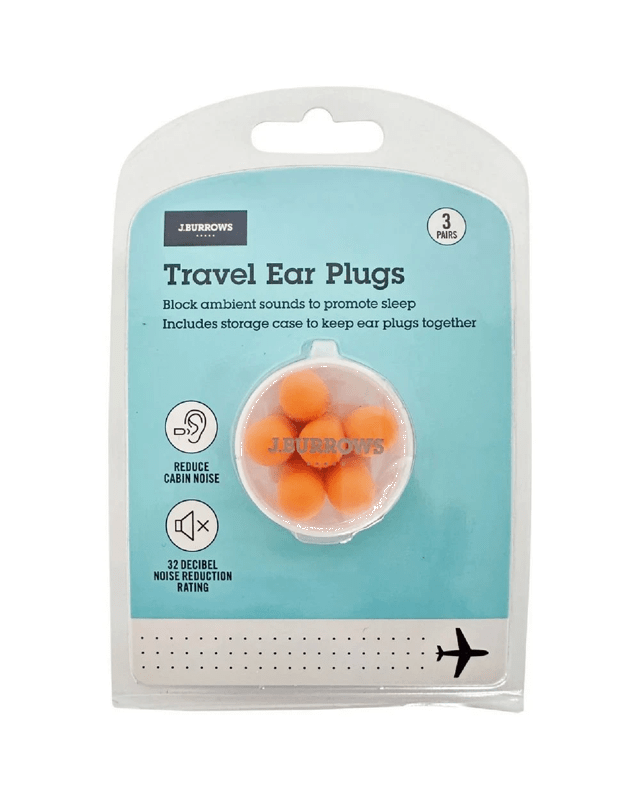 J.Burrows Travel Ear Plugs 3 P