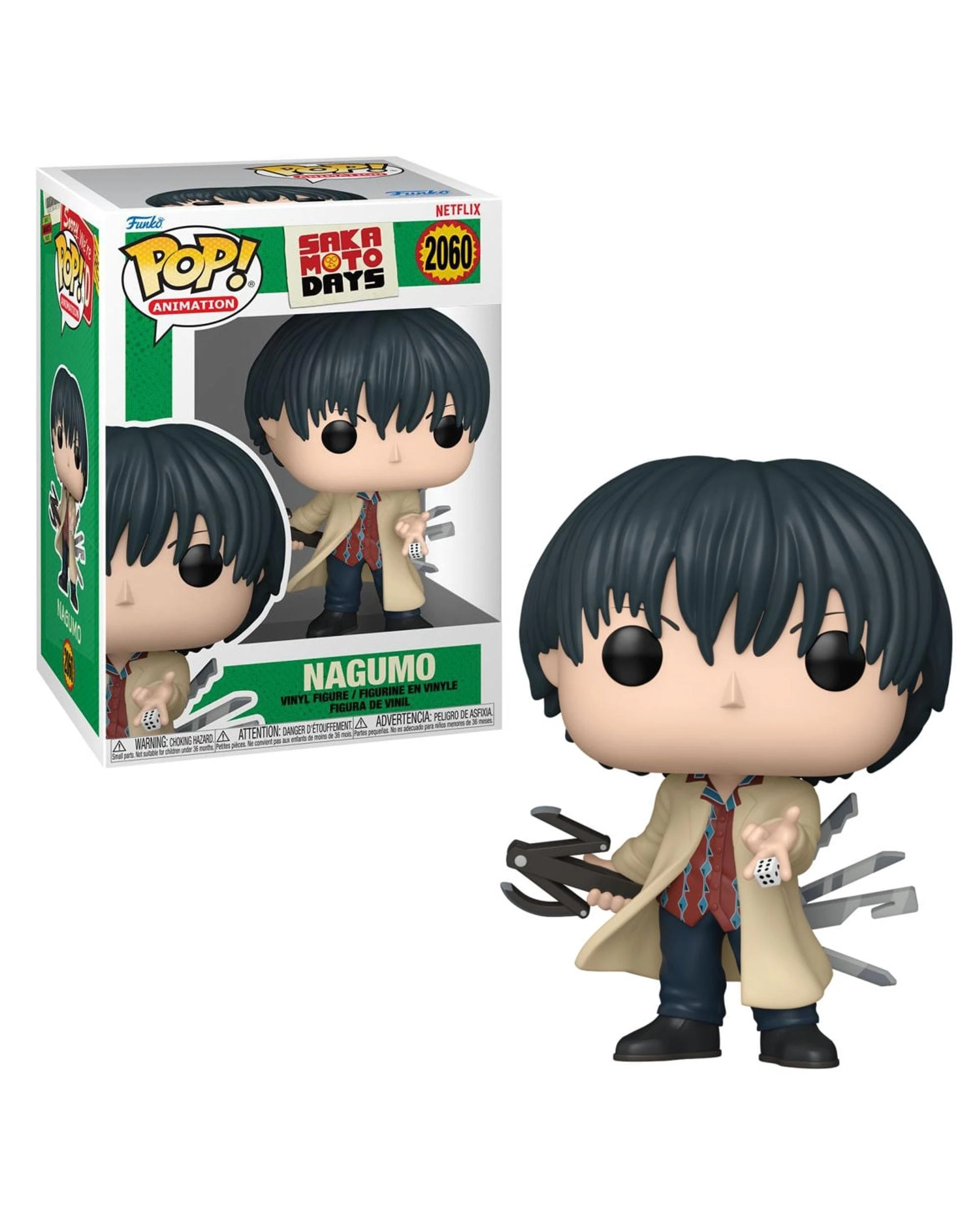 1 Sakamoto Days Yoichi Nagumo Funko POP! Vinyl, 1 of 3
