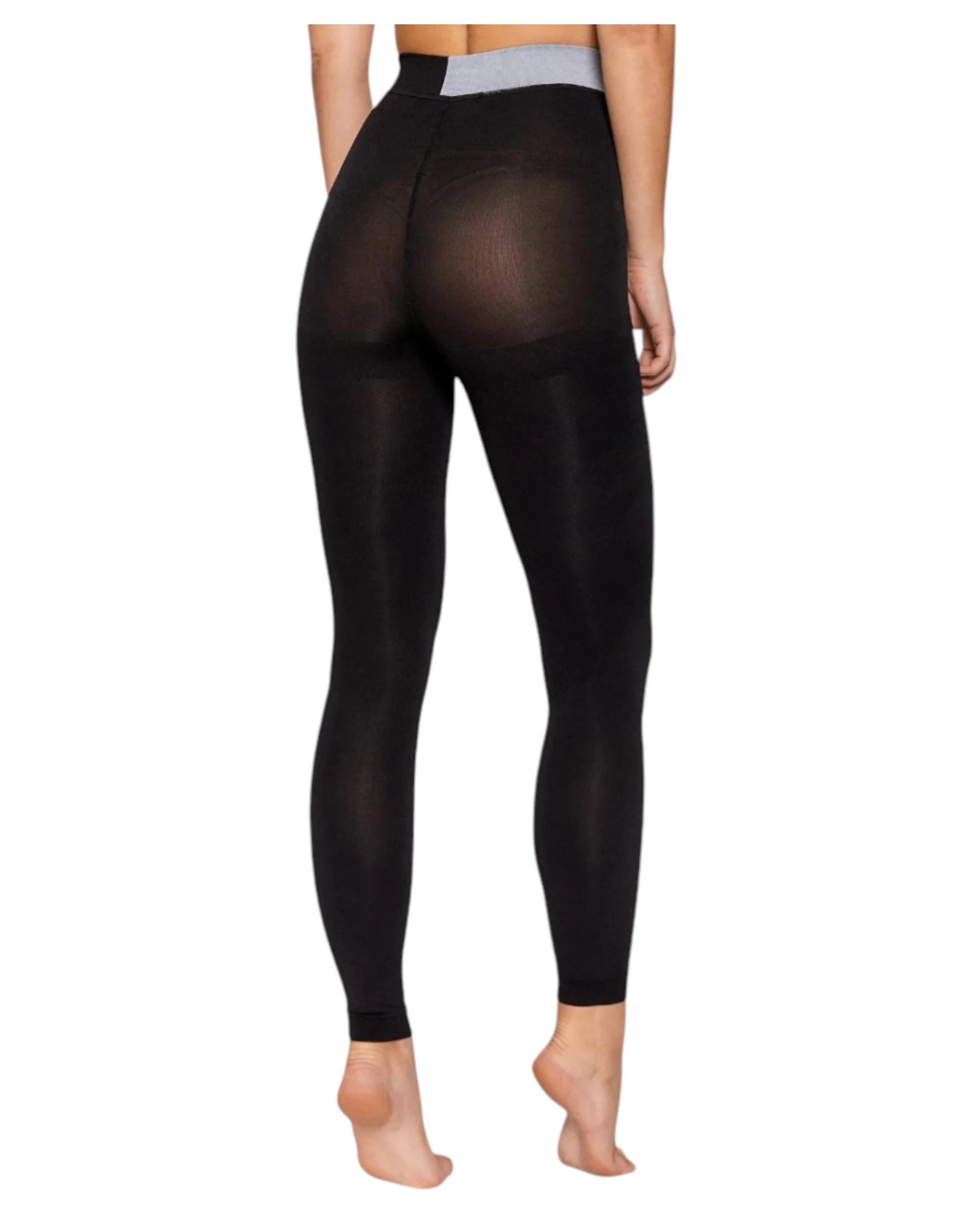 4 Calvin Klein 3 Pack Womens Black Slim Fit Pull On High Rise Leggings BLACK, 4 of 6