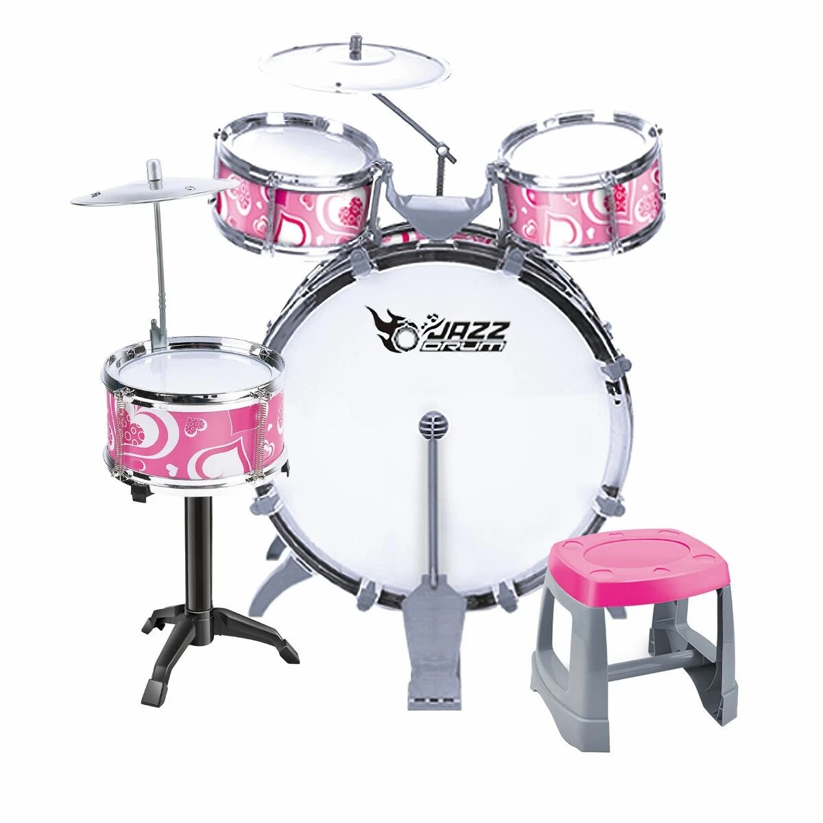 2 AUSWAY Jazz Drum Play Set For Kid 10 Pieces, 2 of 3