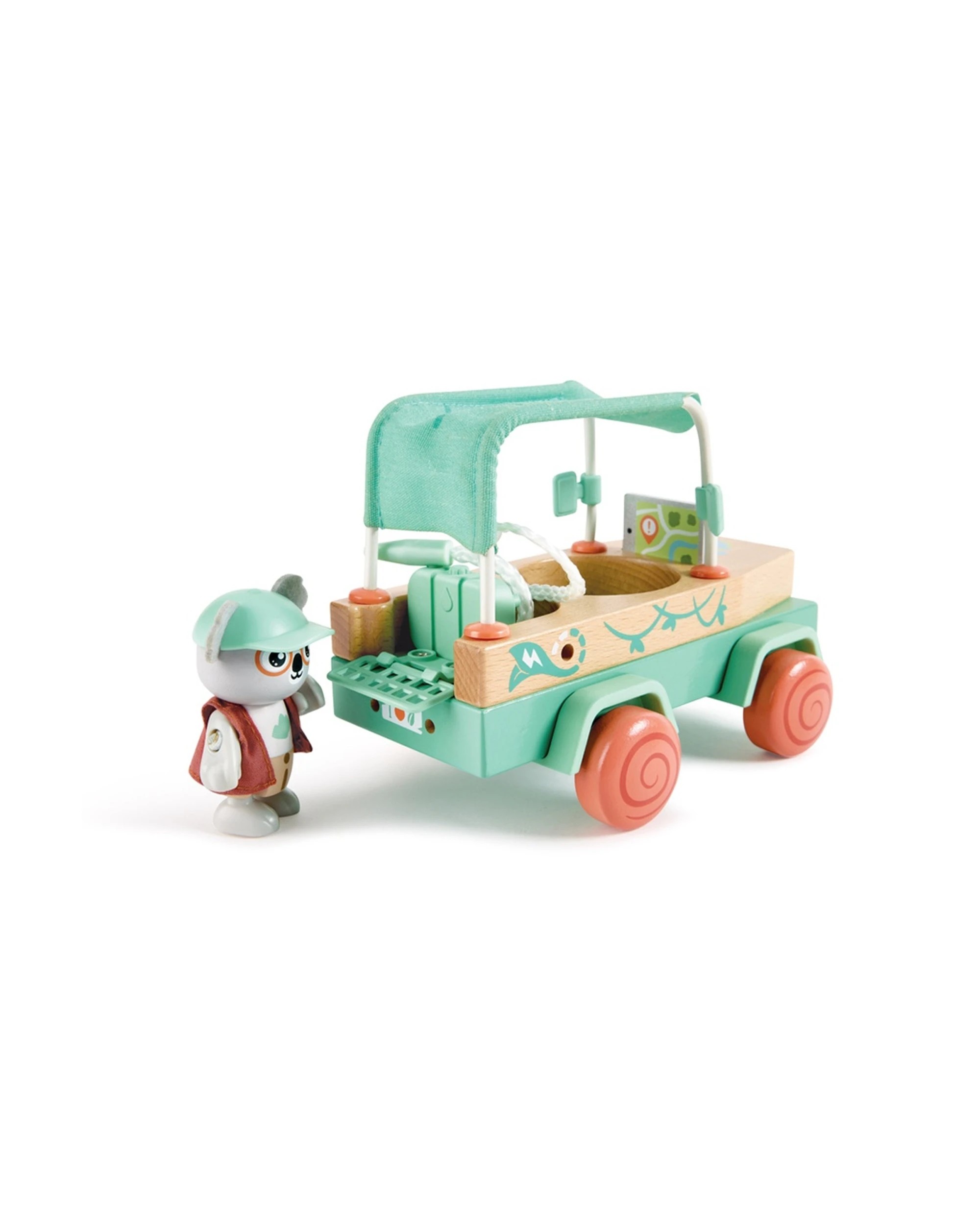 3 Hape Solar Powered Offroad Adventures Rescue Car Activity Toy For Kids - Multi, 3 of 4