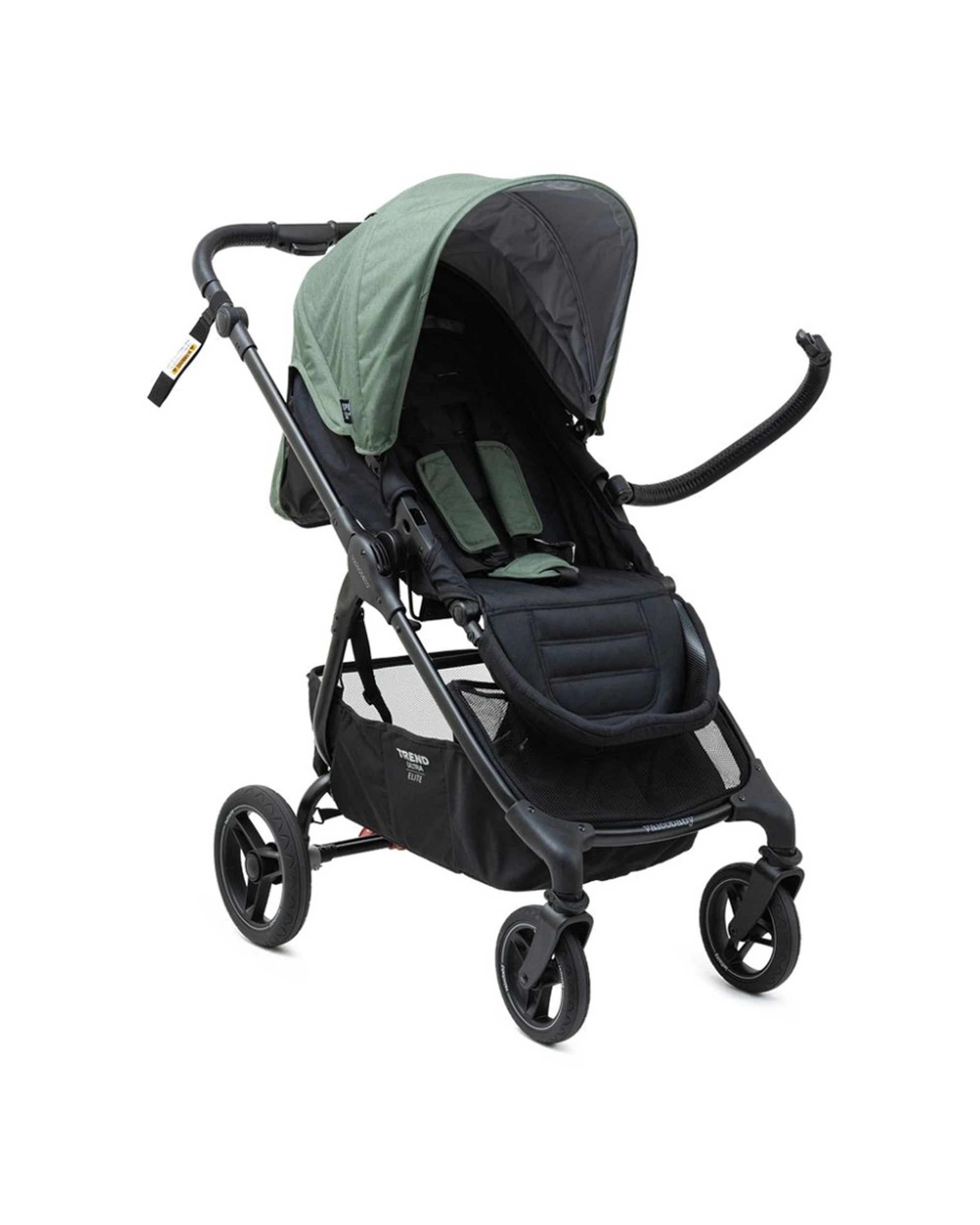 7 Valcobaby Trend Ultra Elite Stroller Pram Reversible One-Hand Fold Infinity - Green, 7 of 9