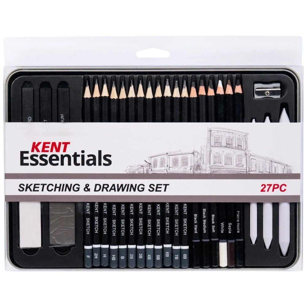 3 Kent Essentials Sketching and Drawing Set 27 Piece, 3 of 4
