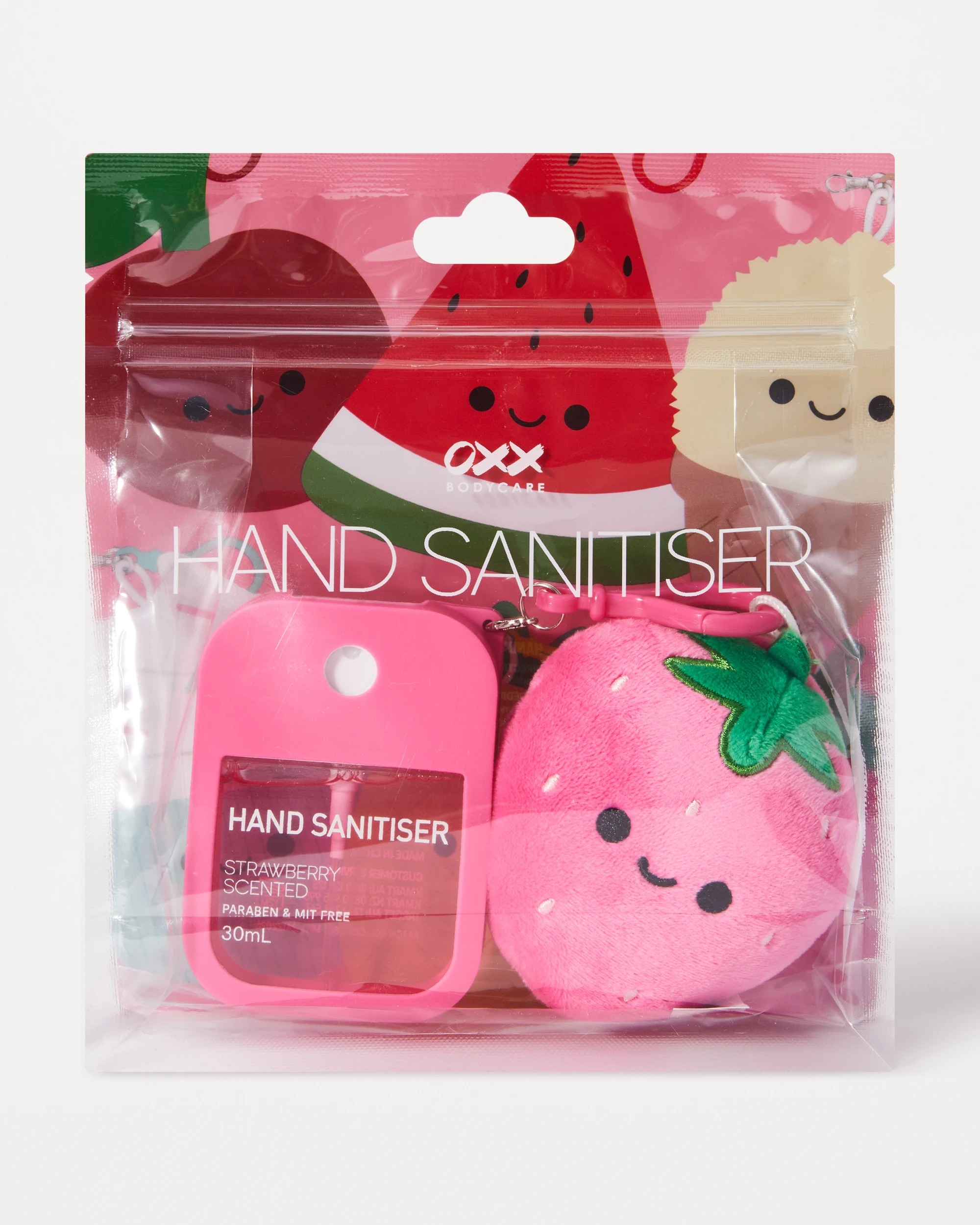 5 OXX Bodycare Hand Sanitiser with Decoration 30ml - Strawberry Scented, 5 of 7