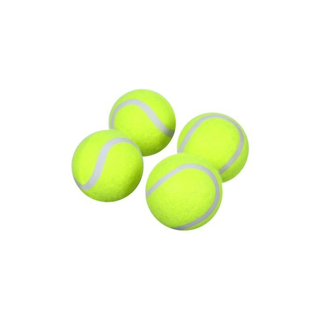 9 Paws And Claws 4pk 4cm Mini Tennis Ball Dog Toy Interactive Play Bright Colours
 - Green, 9 of 9