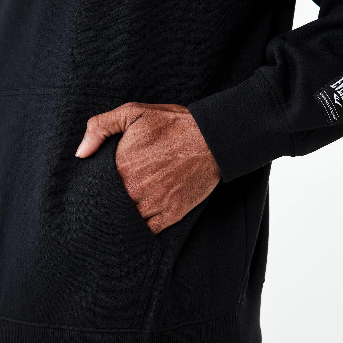6 Everlast Mens Oversized Hoodie EVERLAST BLACK, 6 of 9