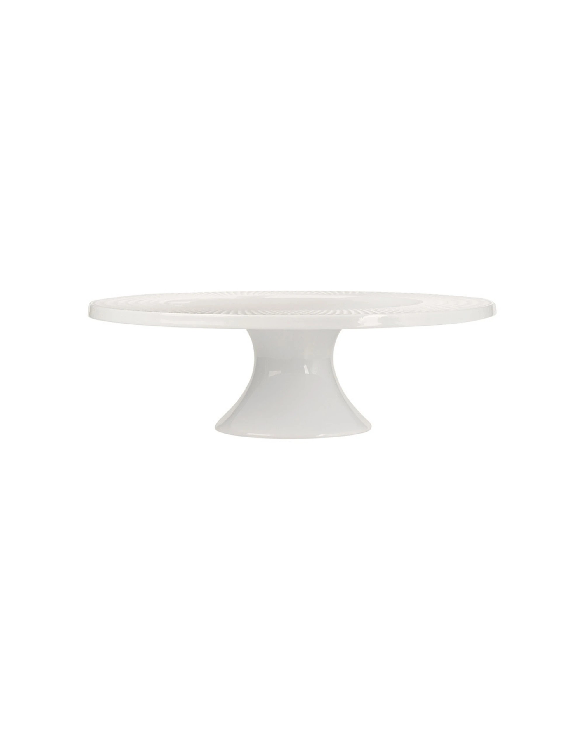 1 Maxwell & Williams Basics Diamonds Footed Cake Stand 30cm Porcelain Serving
 - White, 1 of 3