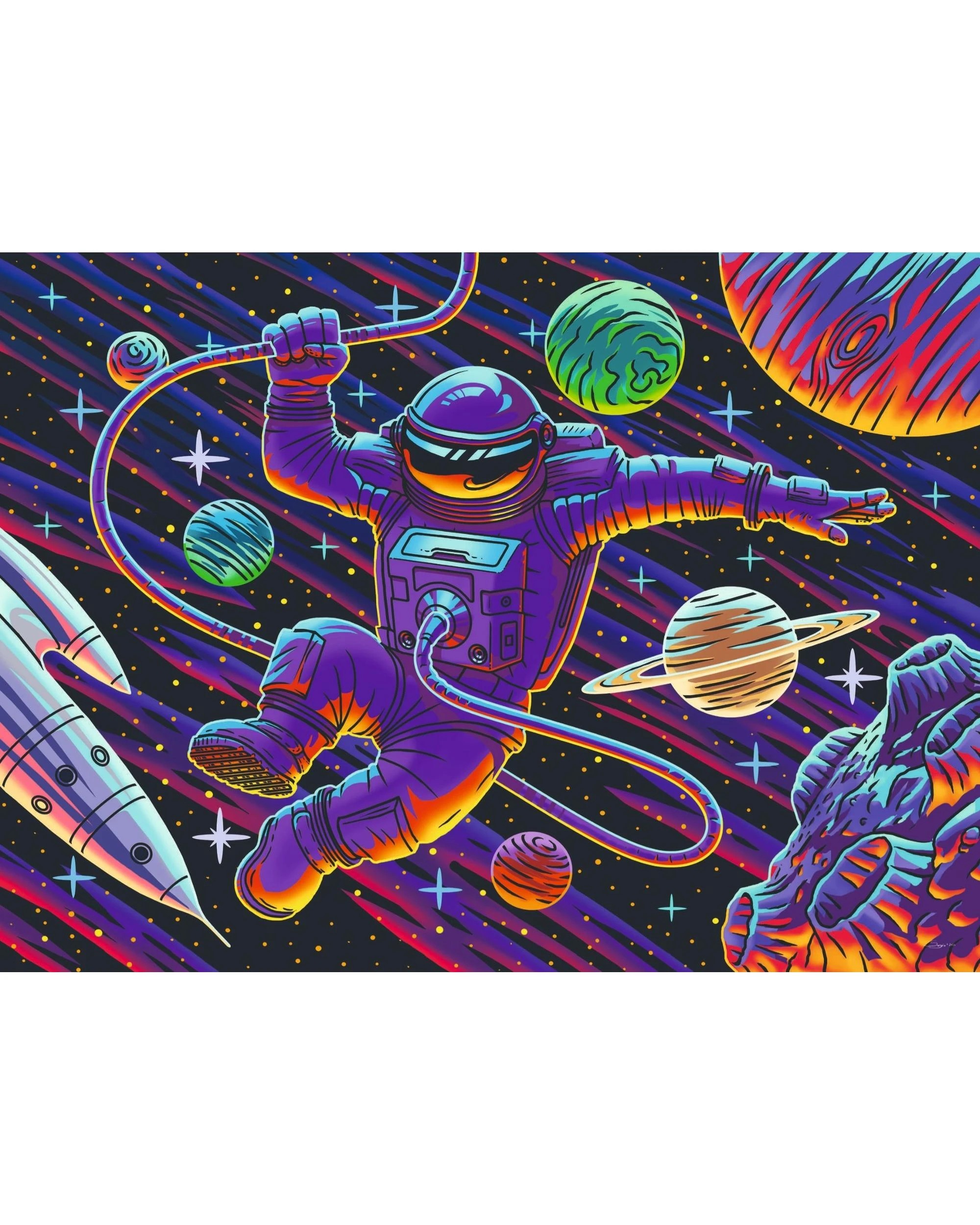 2 Ravensburger Star-Line Outer Space Adventure XXL 200 Piece Jigsaw Puzzle, 2 of 3