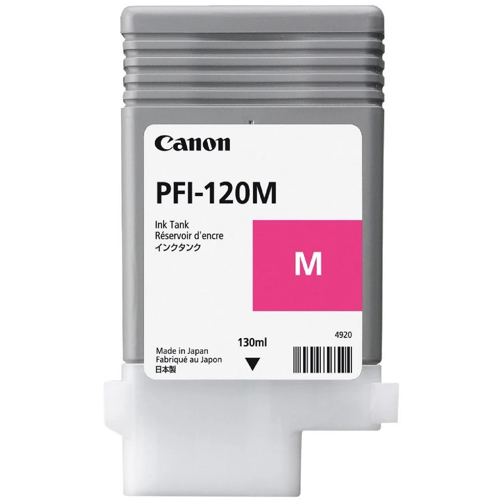 1 Canon PFI 120 Ink Cartridge 130mL Magenta, 1 of 4