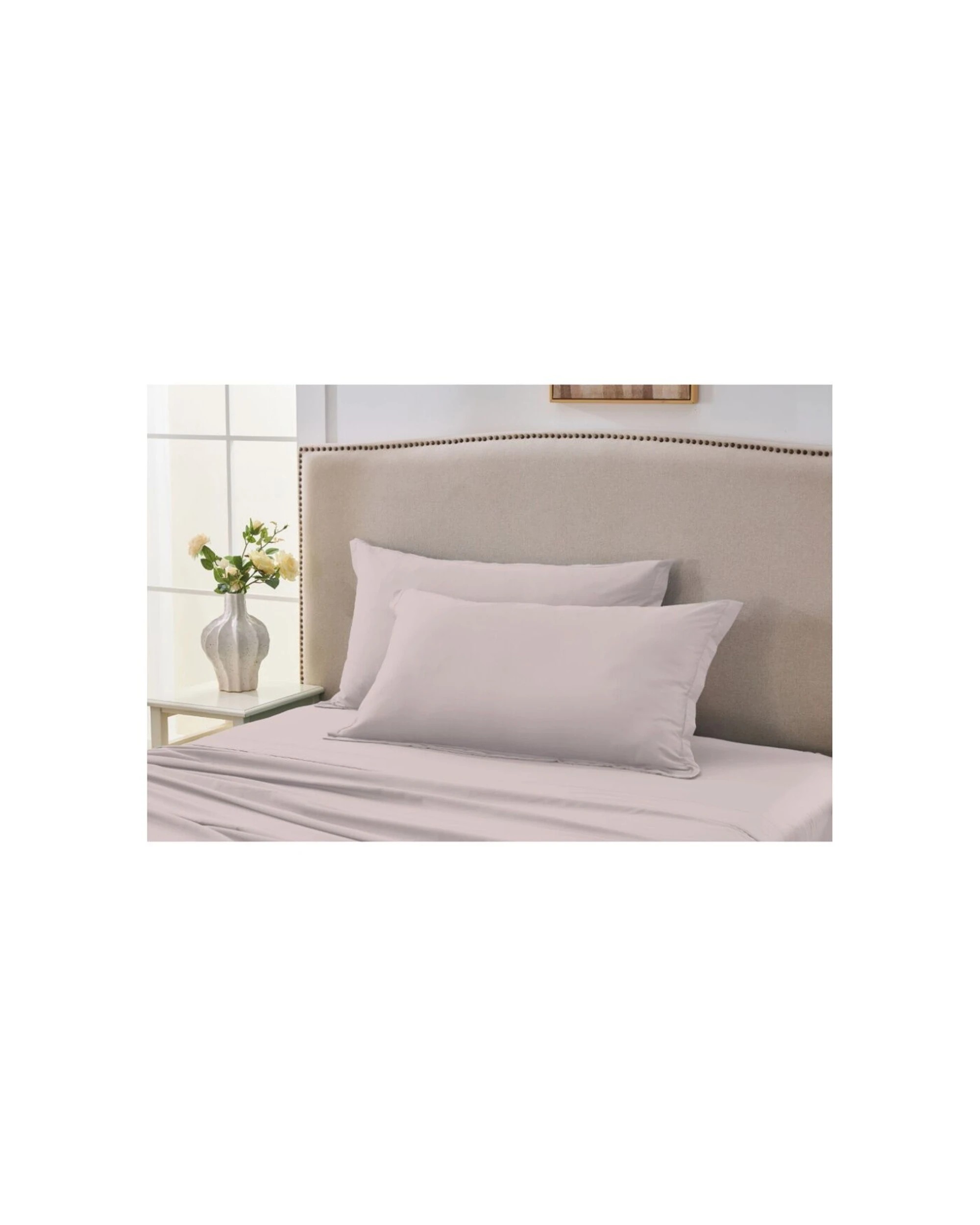 1 Grosvenor House Egyptian Cotton Tailored Pillowcase 500TC - Pink, 1 of 1