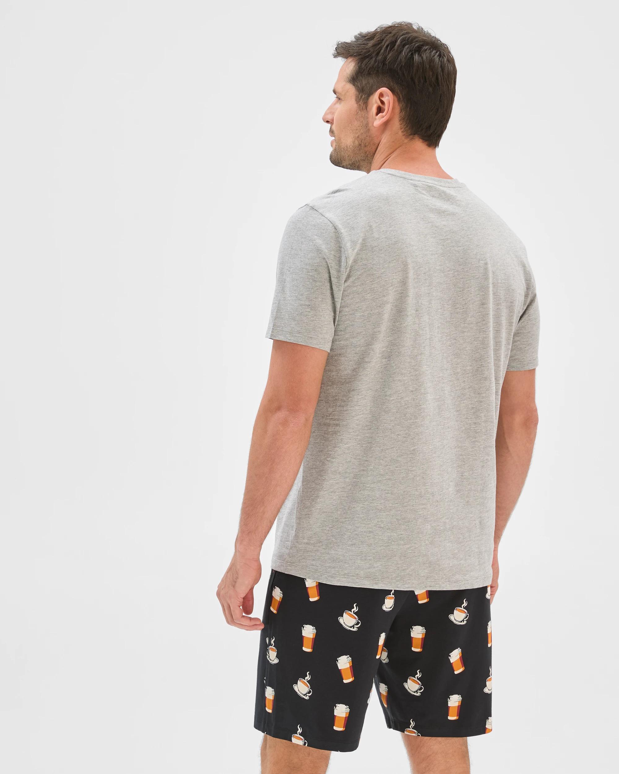 6 Maxx Australian Cotton Blend Sleep T-Shirt GREY SLOW MORNING, 6 of 6