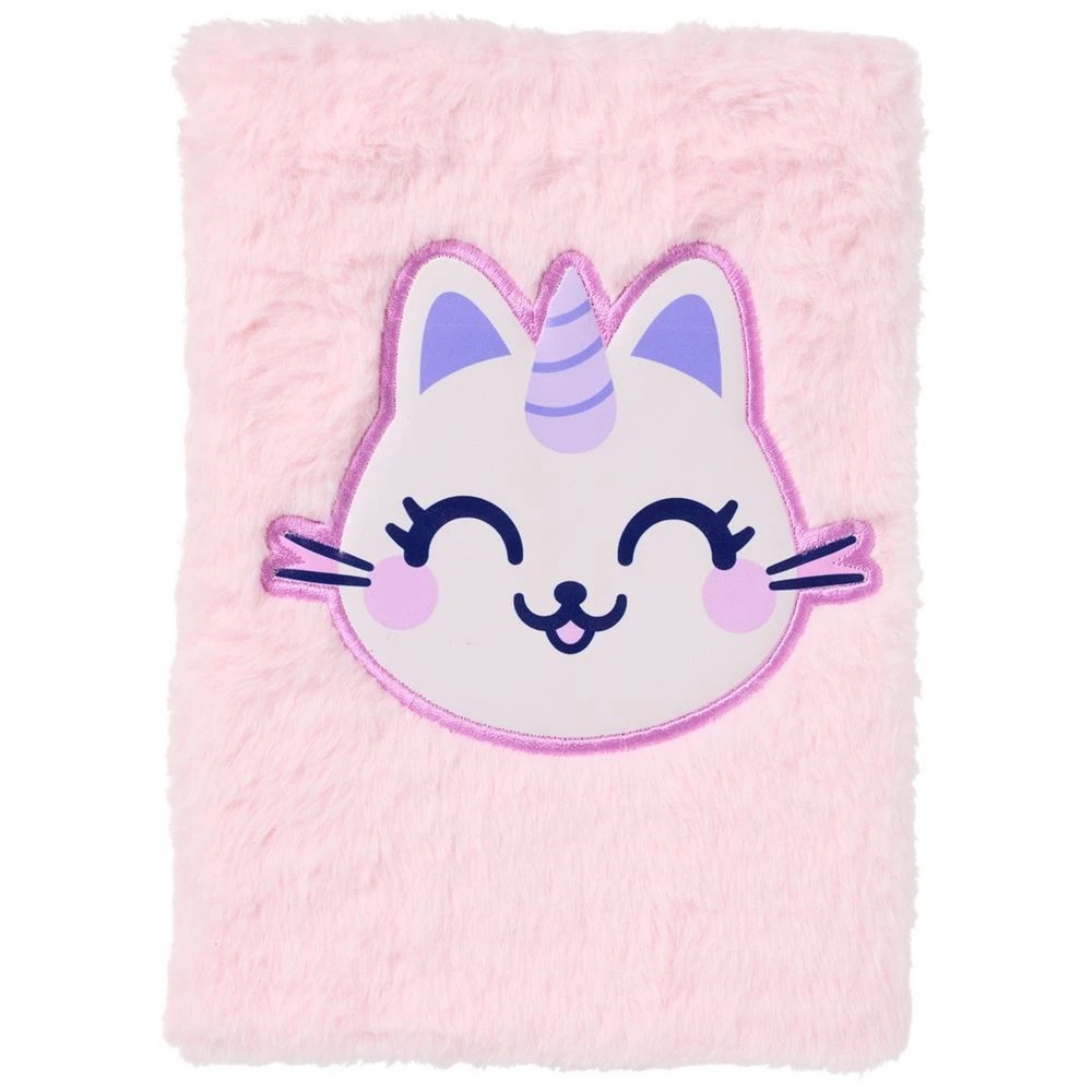 1 Studymate Purrmaid A5 Fluffy Notebook 160 Pages, 1 of 4