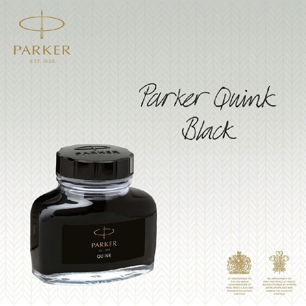 7 Parker Quink Ink Bottle Permanent Black 57 mL, 7 of 7
