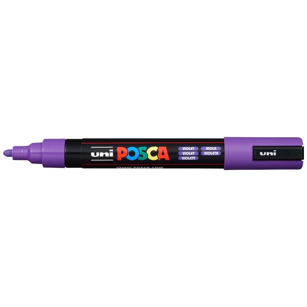 1 POSCA PC 5M Paint Marker Violet, 1 of 8