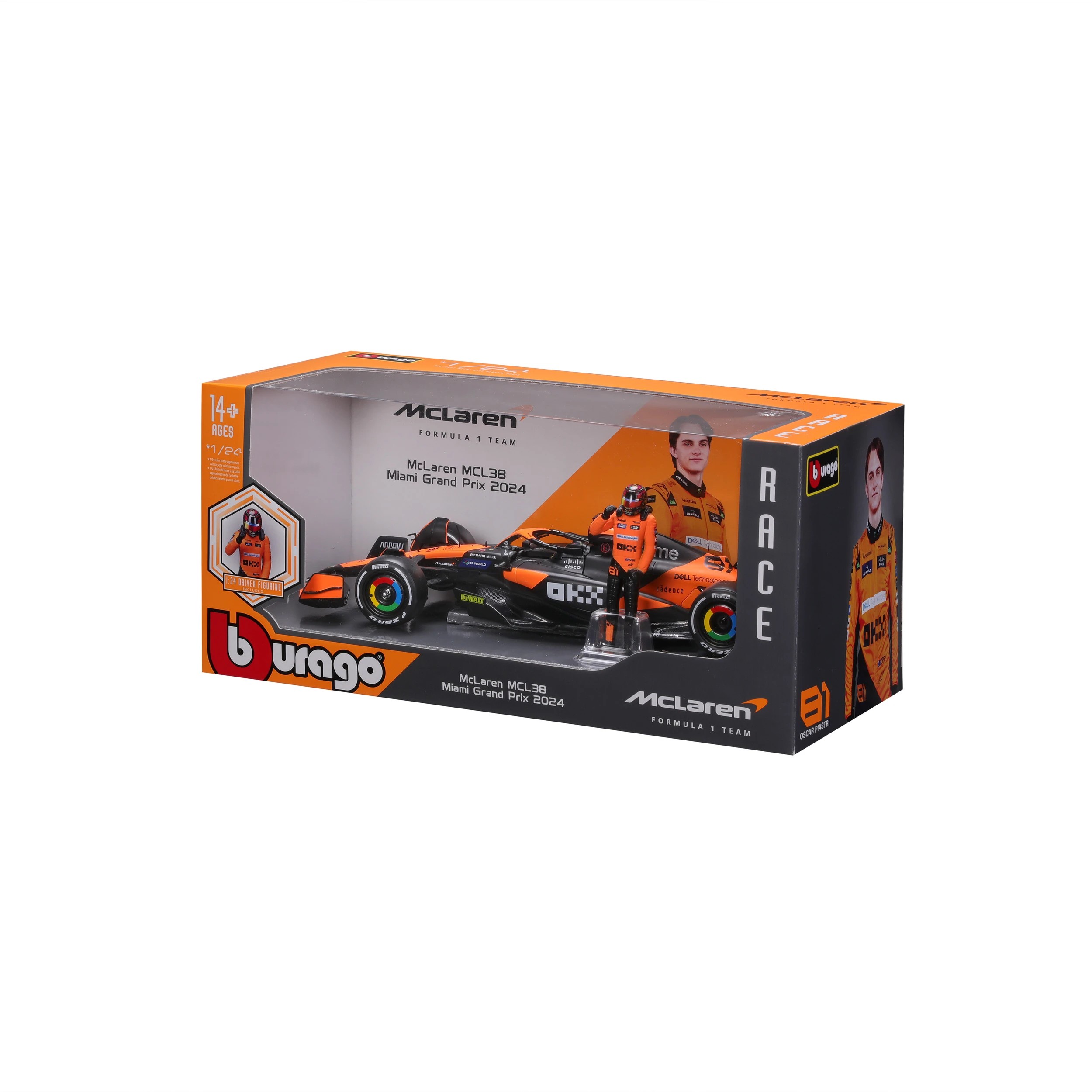 1 Bburago 1:24 F1 Vehicle & Figure - Assorted, 1 of 7