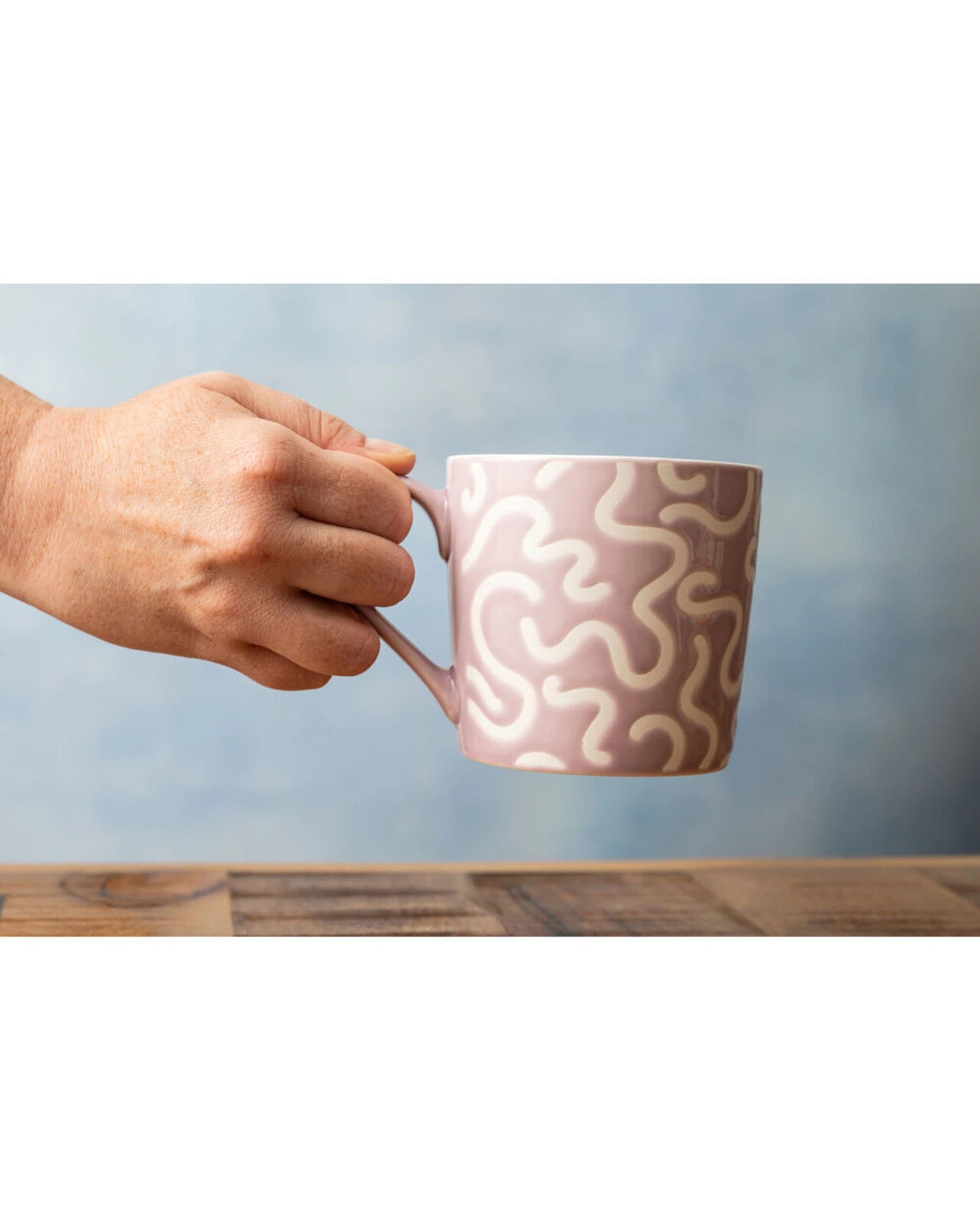 7 Mikasa 4PK Textured Swirl Coffee Mug Cup Stoneware 360ml - Purple, 7 of 8