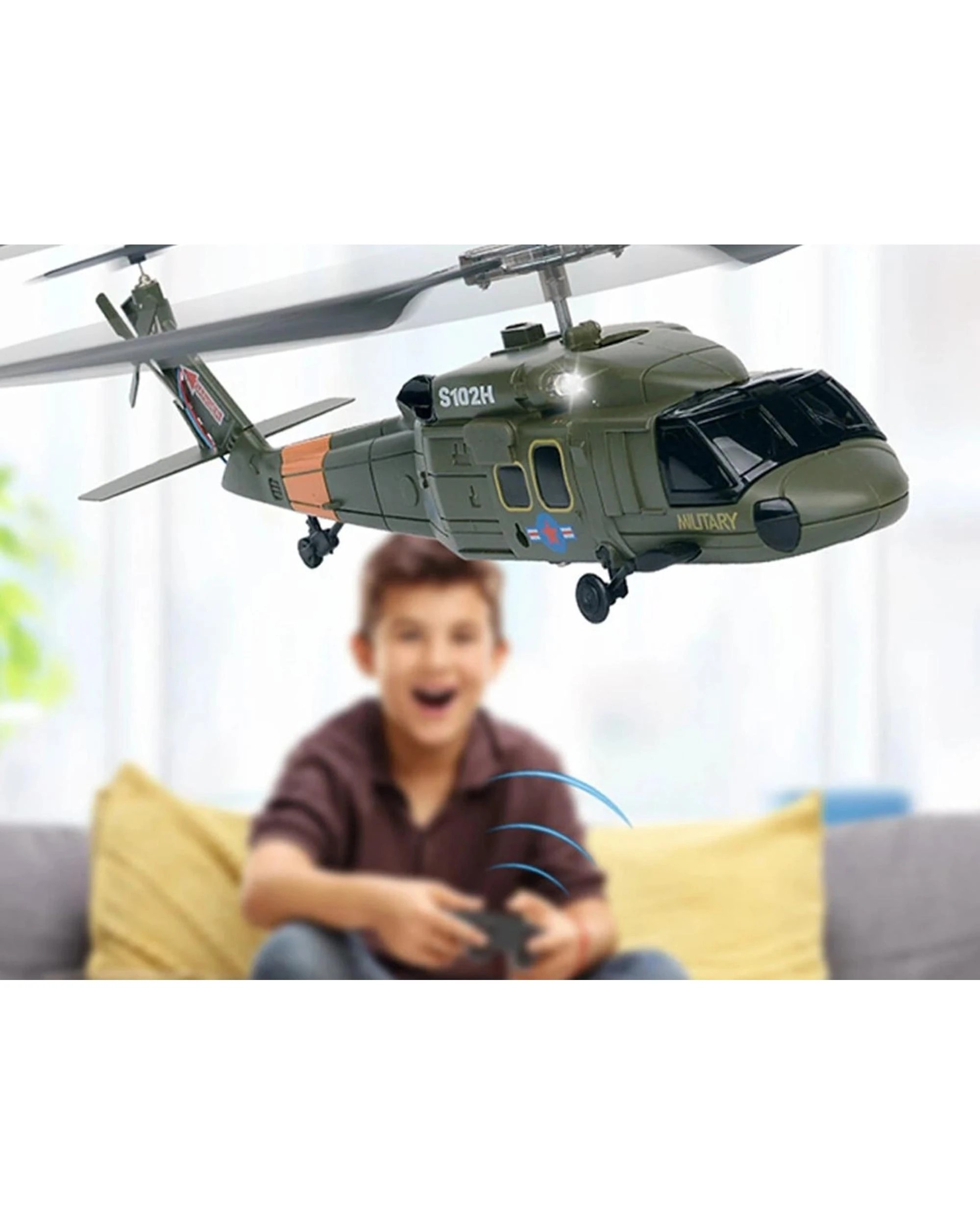 4 Revolt RC Radio Control 2.4GHz Blackhawk Military Helicopter, 4 of 4