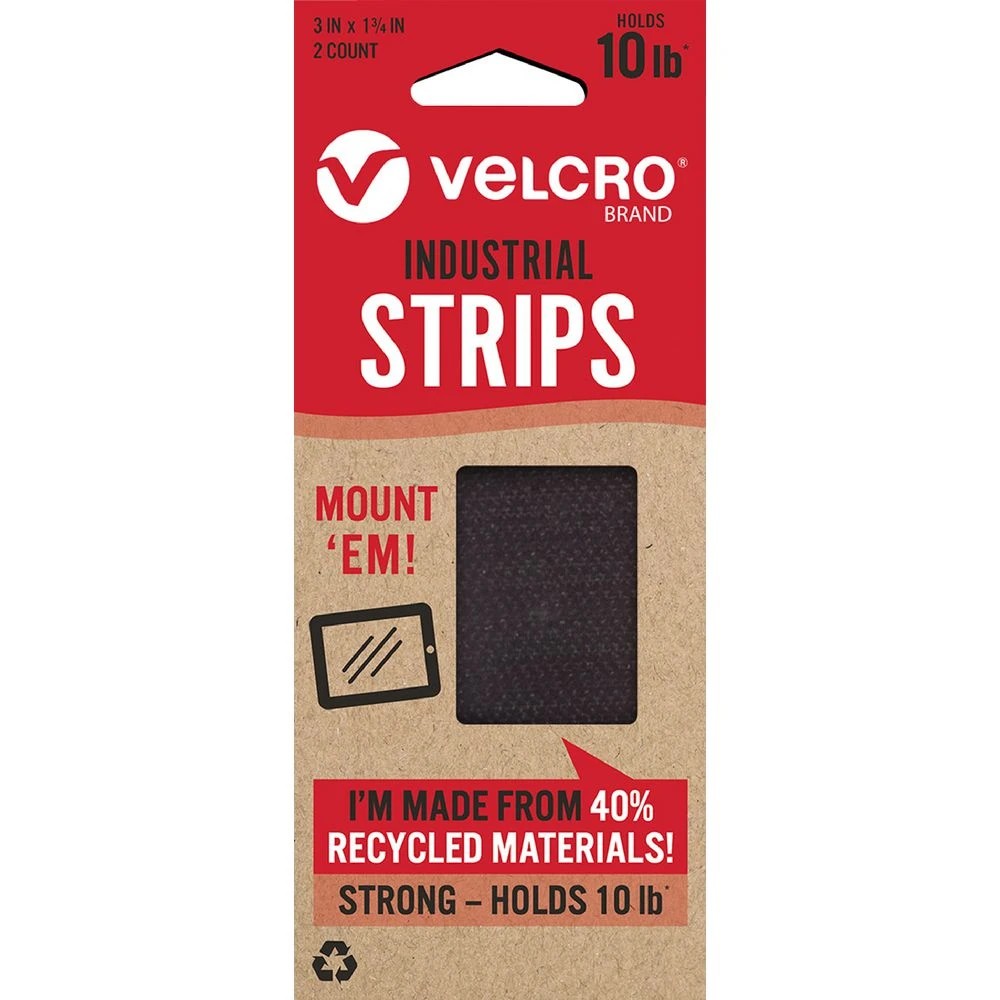 1 VELCRO 7.6 x 4.5cm Sticky Back Hook & Loop Fastener, 1 of 5