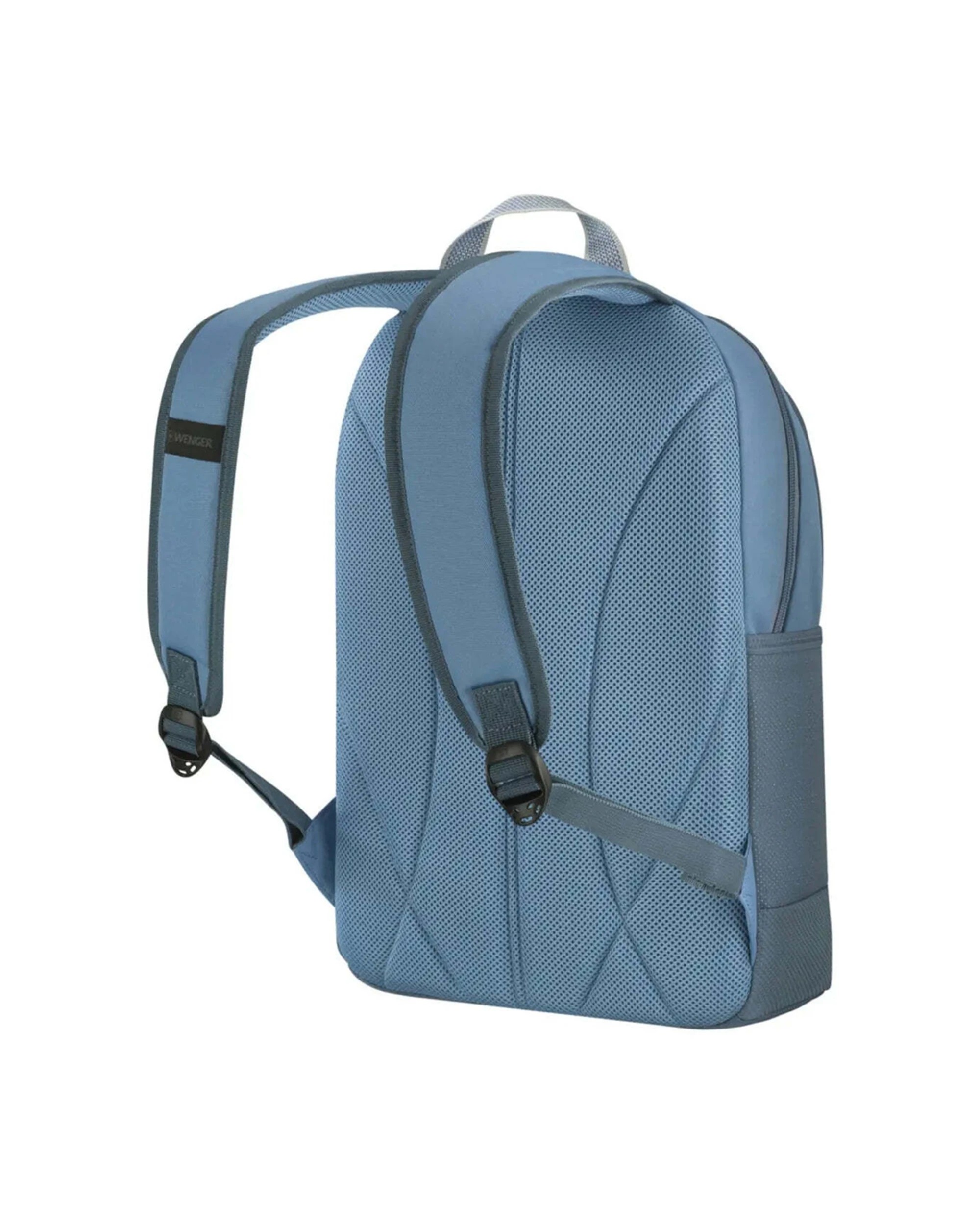 4 Wenger NEXT Tyon 15.6in Laptop Backpack Padded Organiser 23L Recycled Material - Blue, 4 of 5
