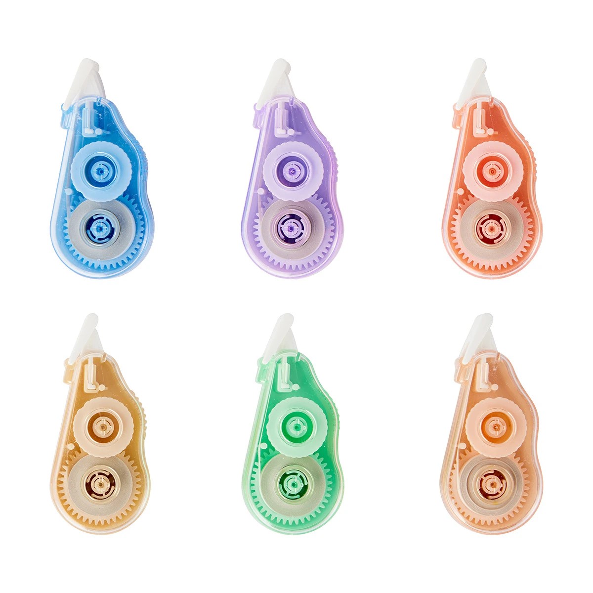 2 6 Pack Coloured Correction Tape, 2 of 6