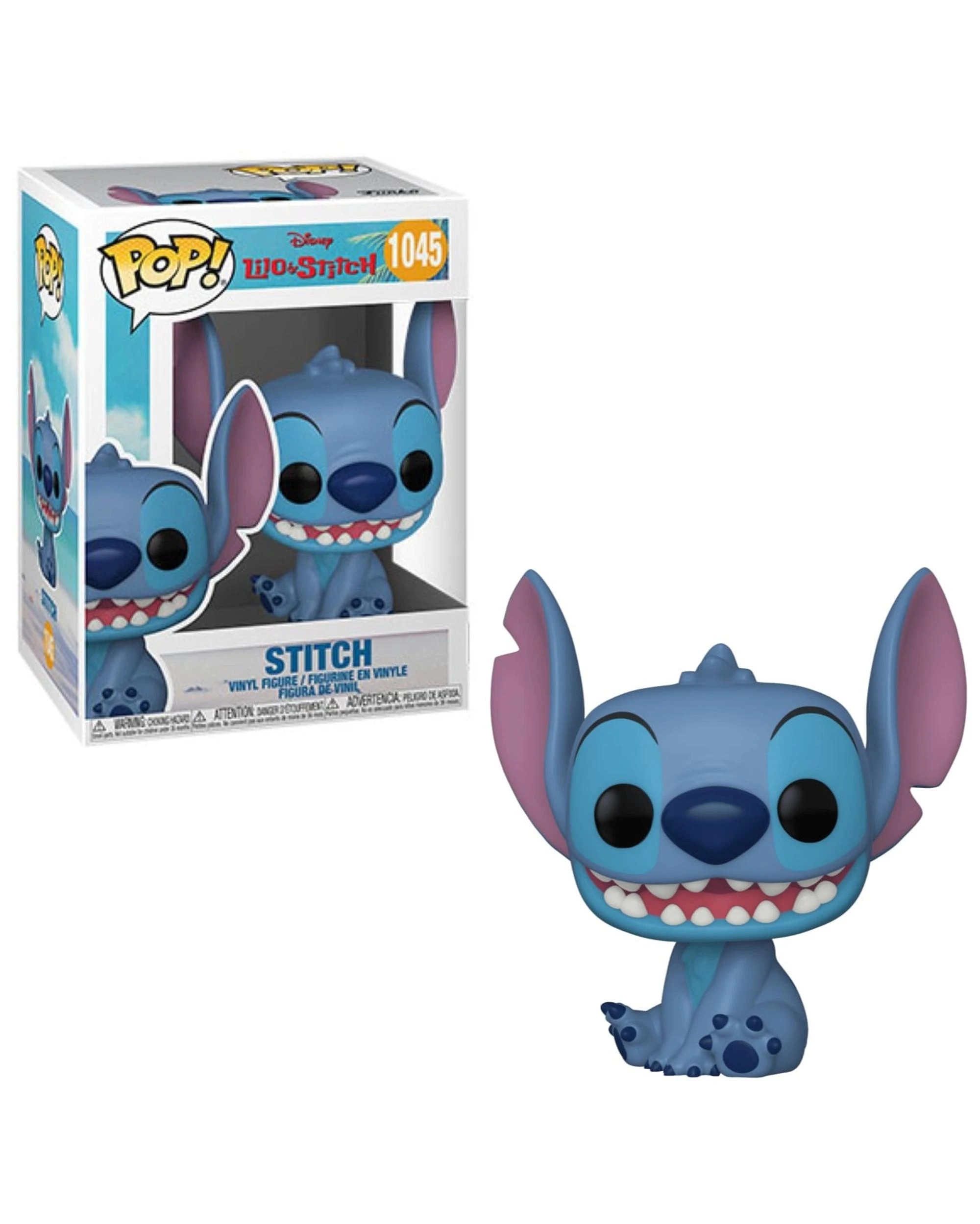 1 Disney Lilo and Stitch Stitch Smiling Sitting Funko POP! Vinyl, 1 of 3