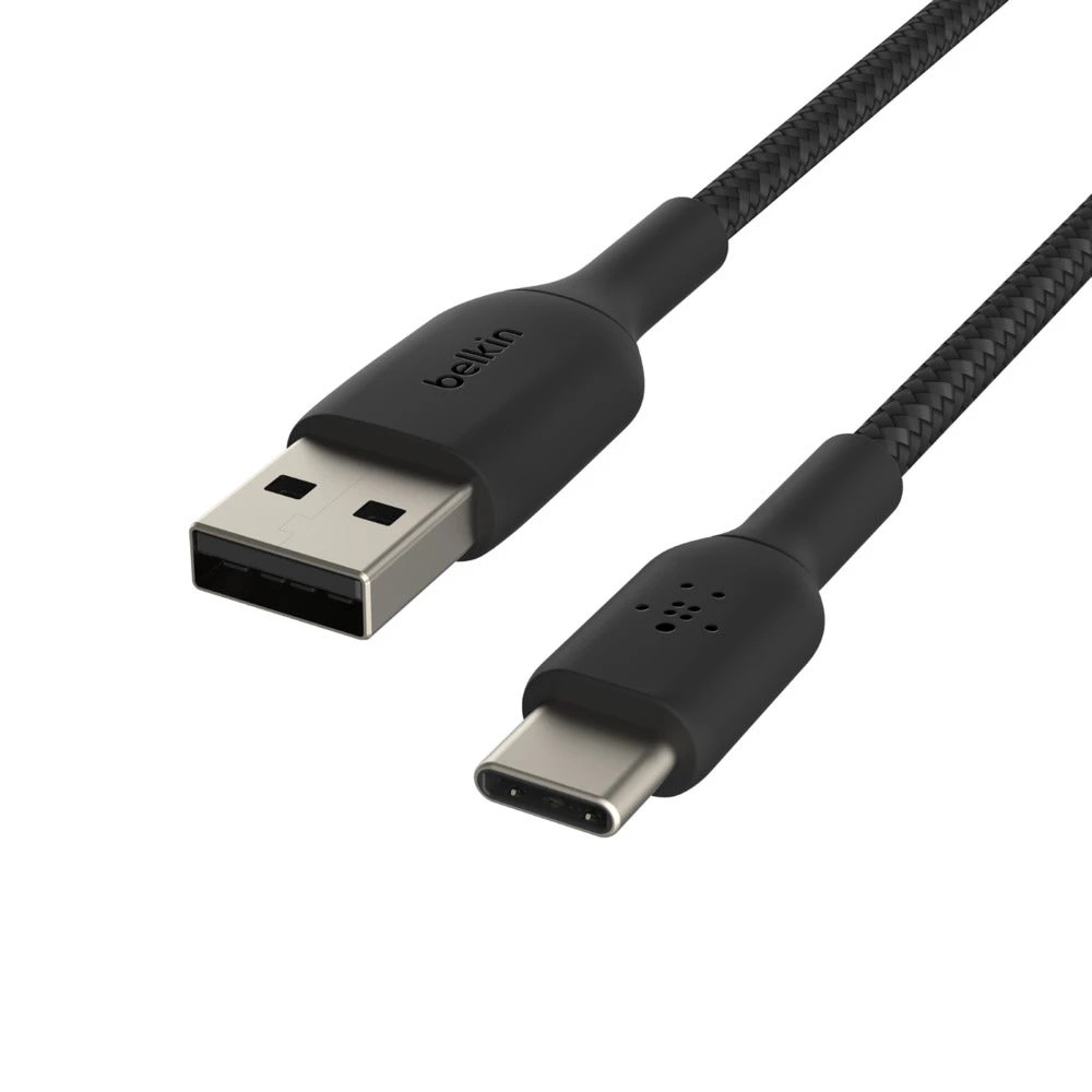 4 Belkin - BoostUP Charge Braided Cable USB-A to USB-C 1m - Black, 4 of 4