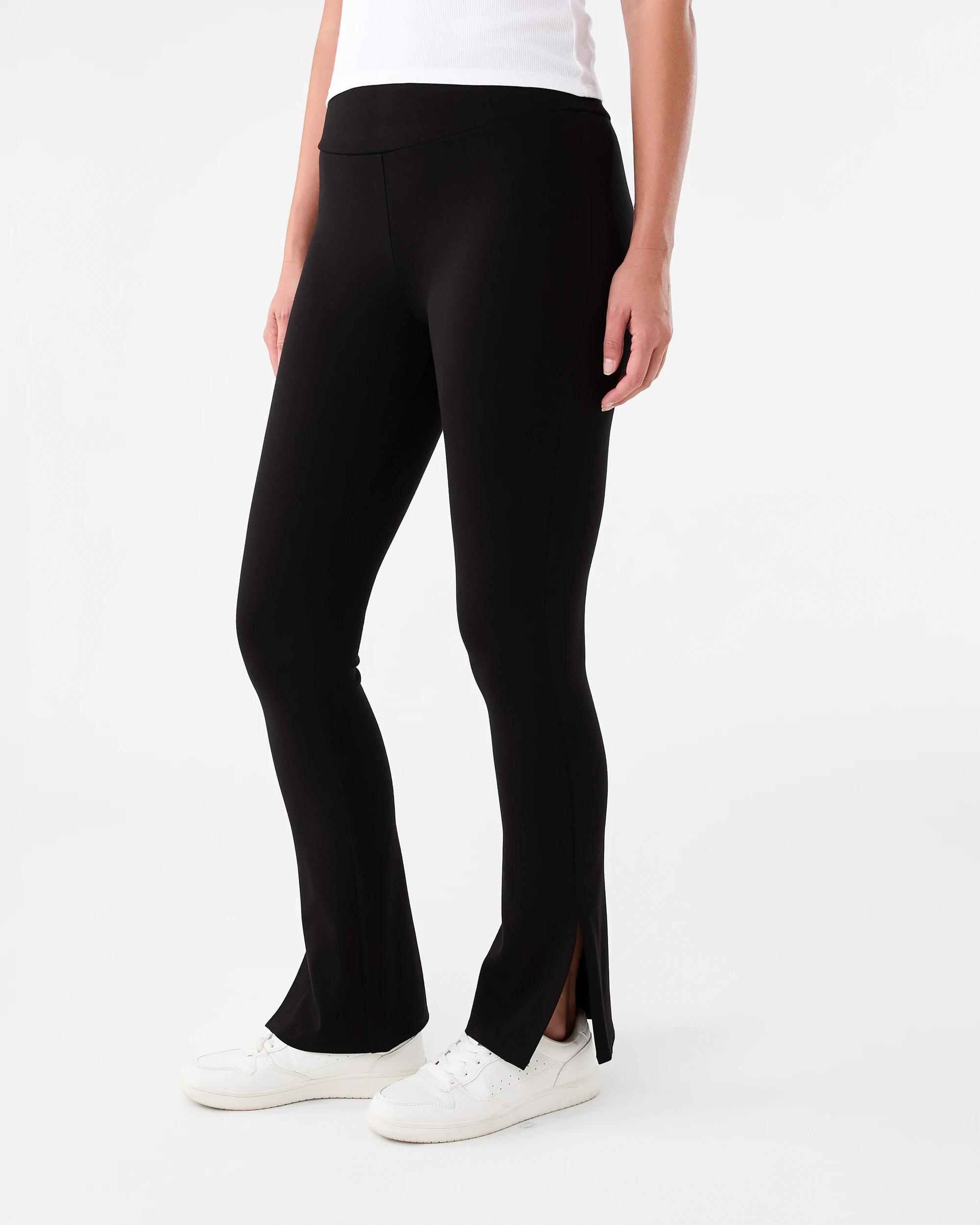 2 Split Hem Leggings Black, 2 of 5