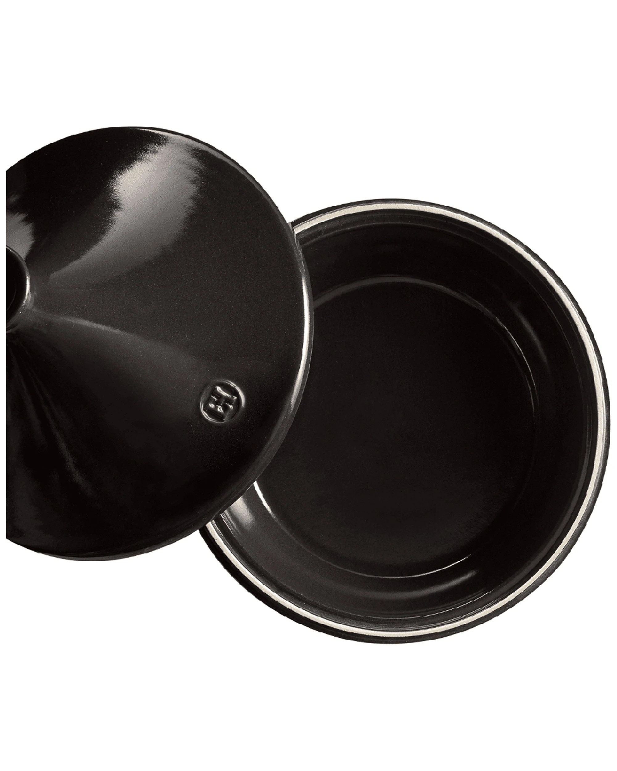 2 Emile Henry 2l/27cm Ceramic Tagine Kitchen Pot Cooking Stewpot W/lid Charcoal - Charcoal, 2 of 6