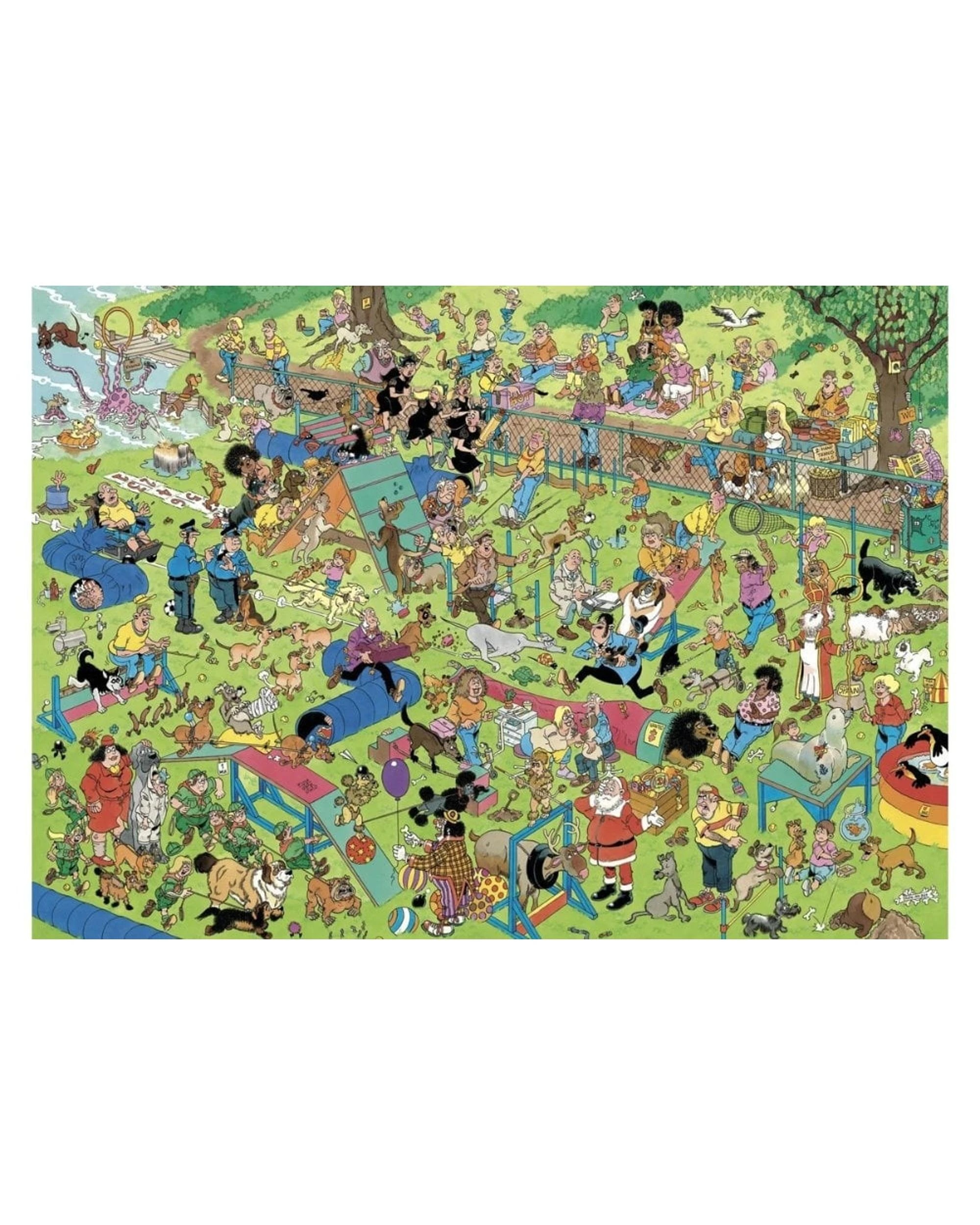 2 Jan Van Haasteren Dog Parkour 1000 Piece Jigsaw Puzzle, 2 of 3