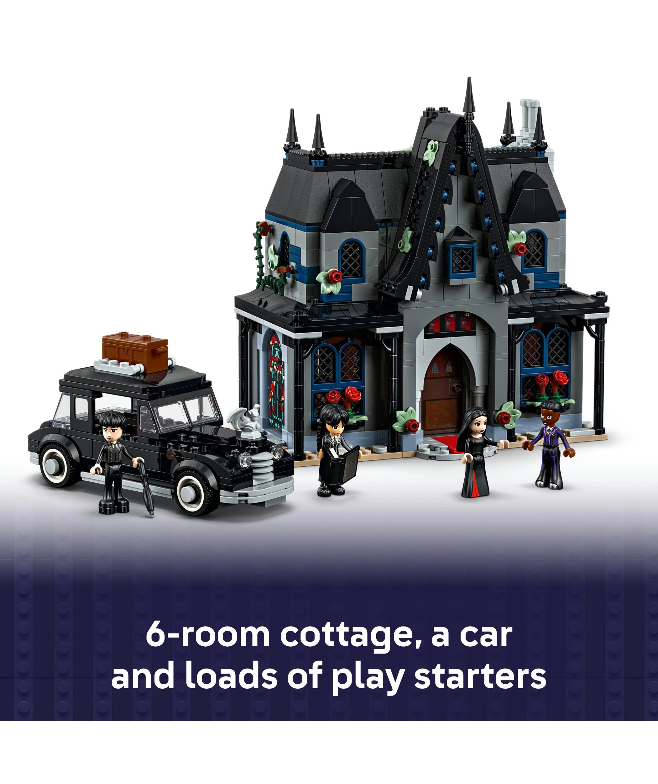4 LEGO Wednesday Morticia's Cottage 76786, 4 of 10