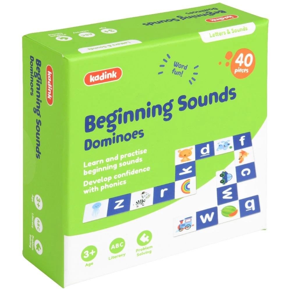 2 Kadink Dominoes Beginning Sounds 40 Pack, 2 of 5