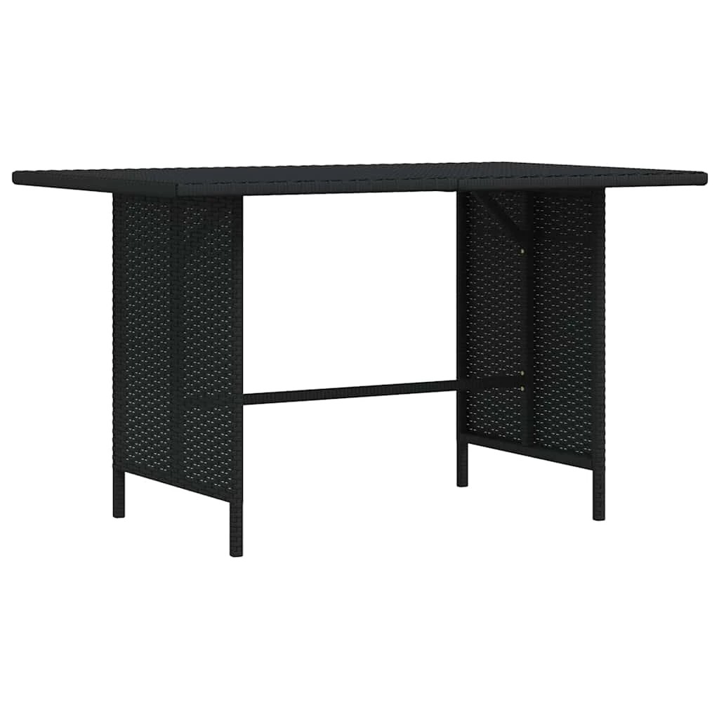 1 vidaXL Garden dining table Durable - Black, 1 of 9