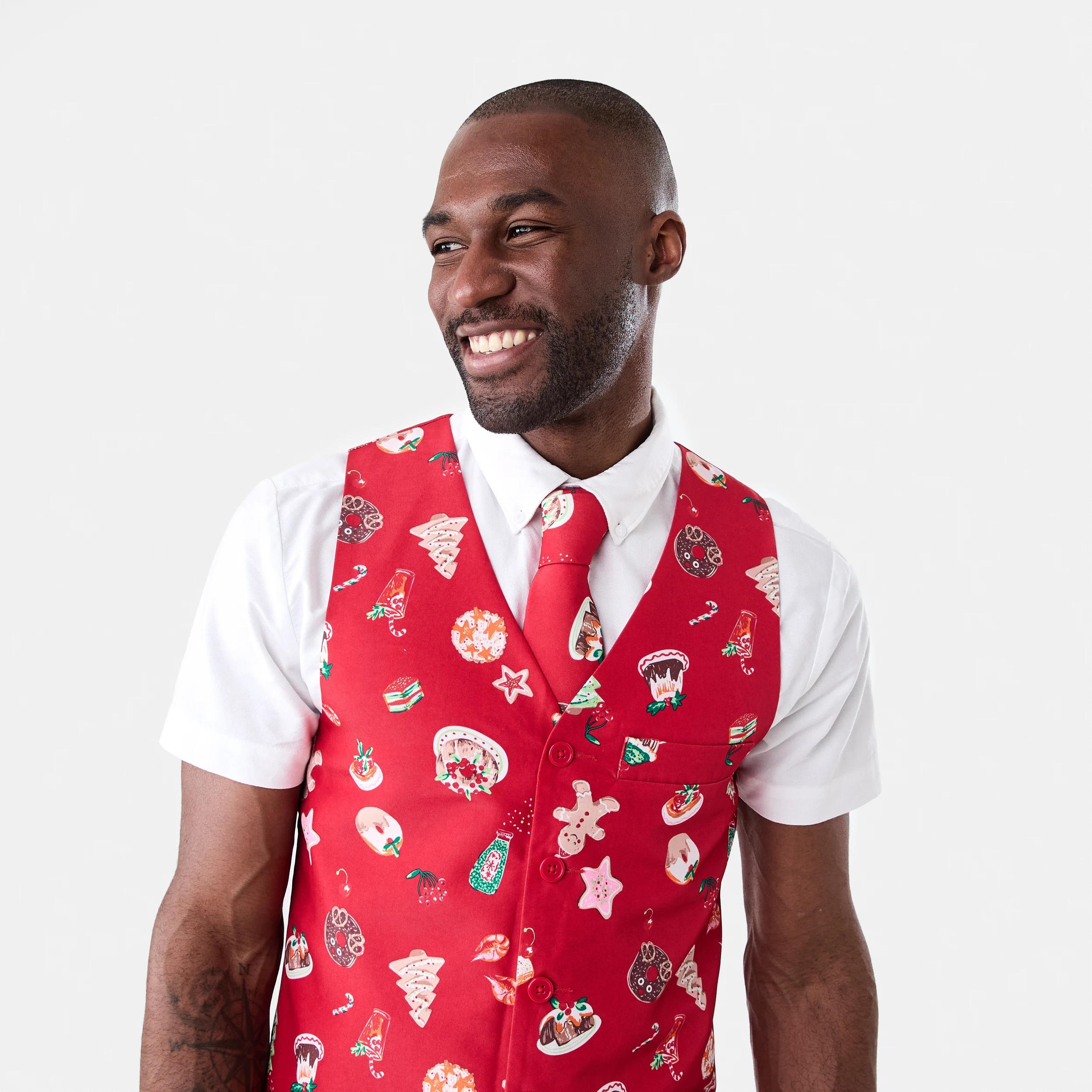 4 Christmas Vest Red Xmas, 4 of 8