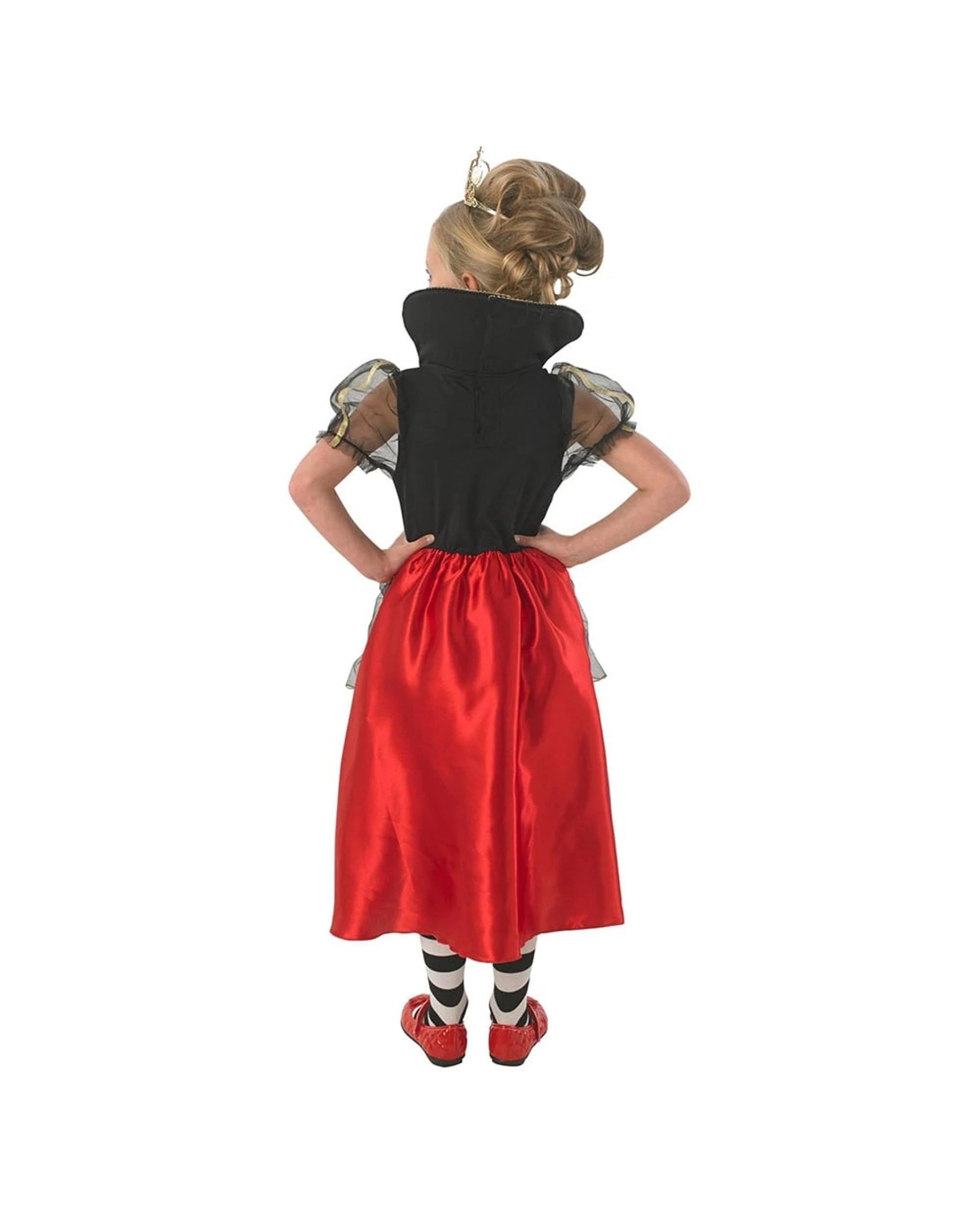 2 Alice in Wonderland Queen of Hearts Child Costume 3-5 Years, 2 of 4