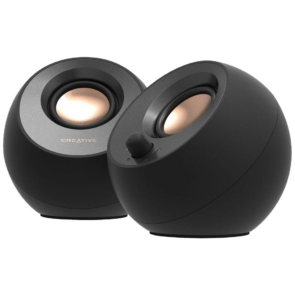 1 Creative Pebble V3 Wireless Speakers Black, 1 of 7