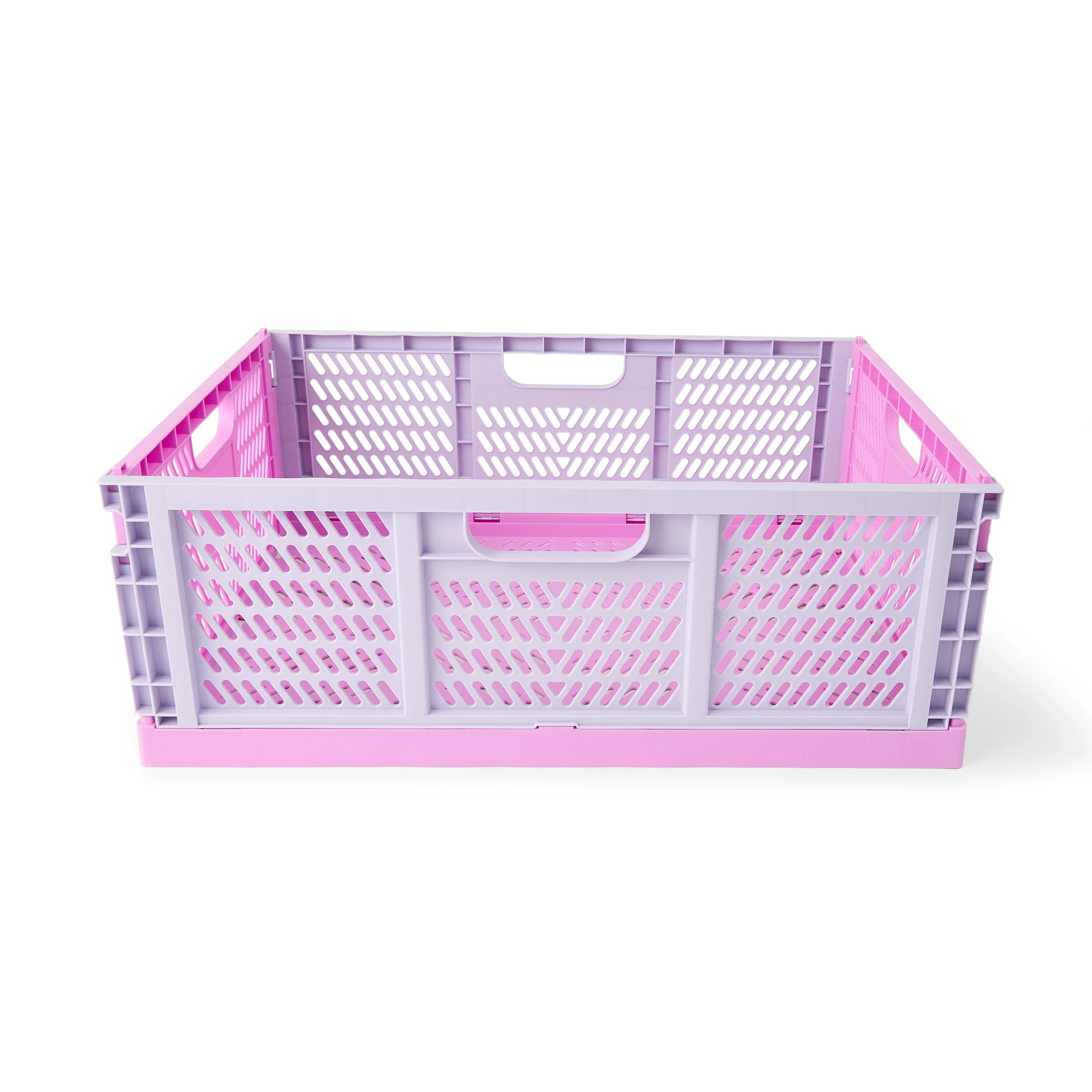 3 30L Collapsible Crate - Large, Pink, 3 of 8