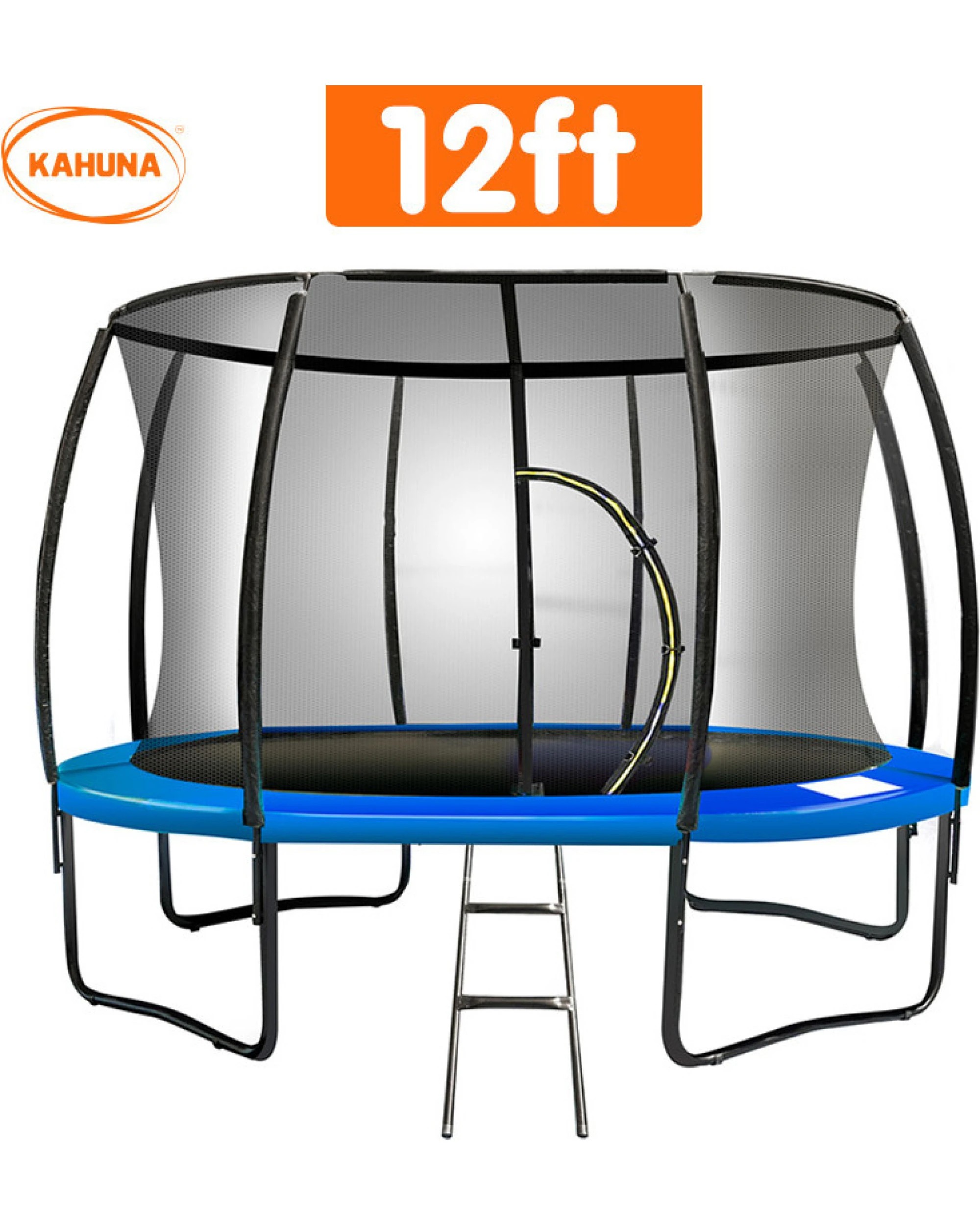 3 Kahuna 12 ft Trampoline - Blue, 3 of 6