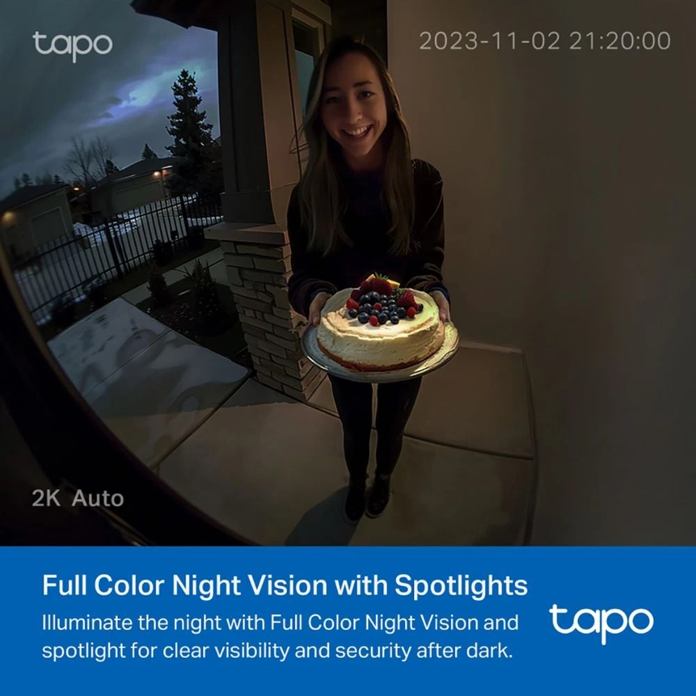 4 TP Link Tapo Video Doorbell Camera D210, 4 of 8