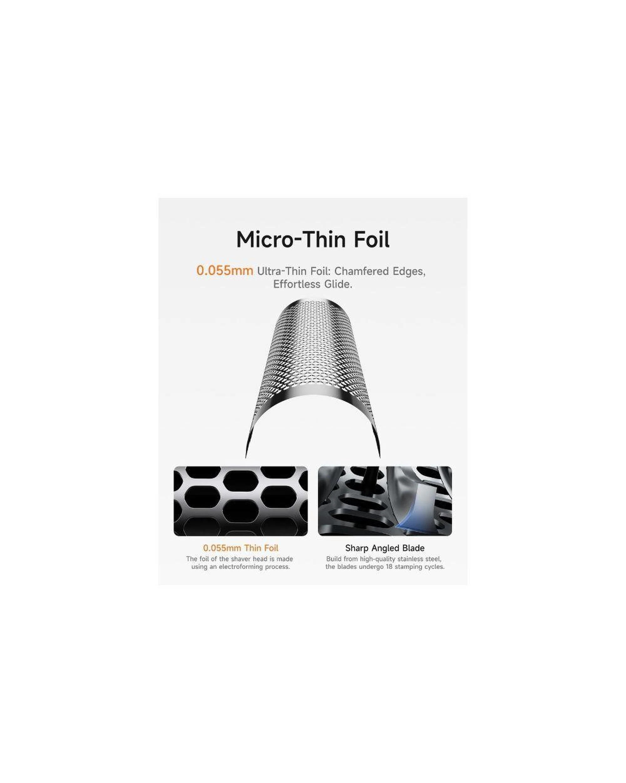 4 Laifen Electric Shaver Head For Laifen T1 Pro Grey, 4 of 8