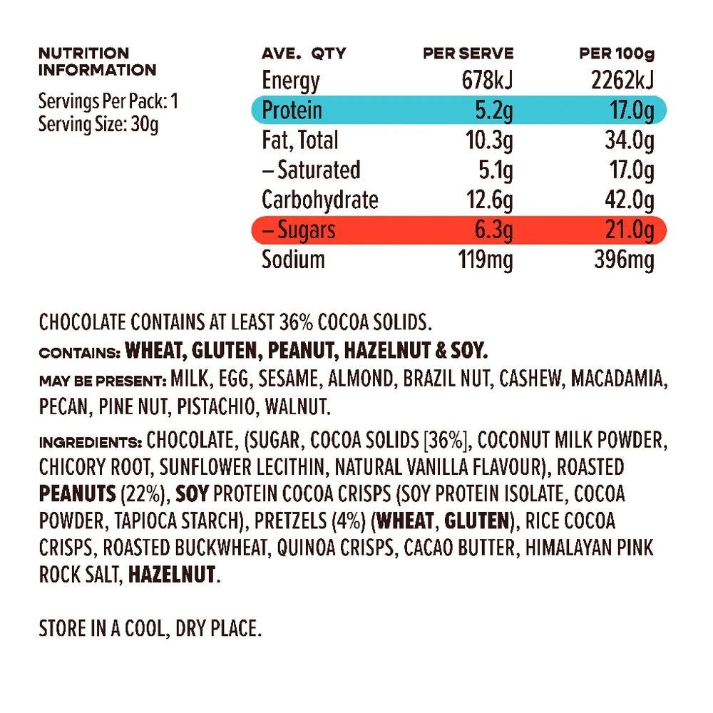 3 Boodles Boost  Peanut & Pretzel 30g, 3 of 3