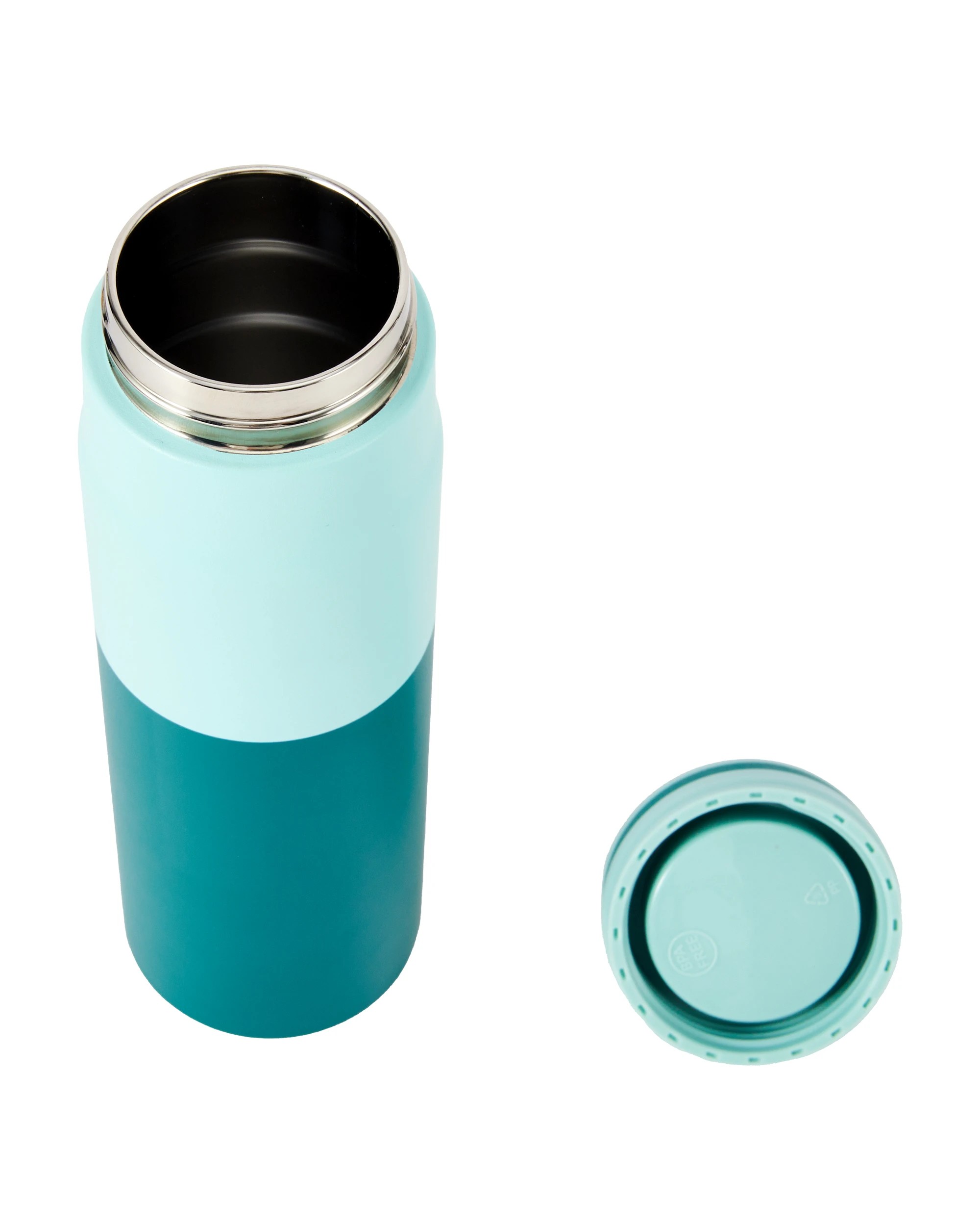 4 700ml Green Stainless Steel Twist Top Drink Bottle, 4 of 6