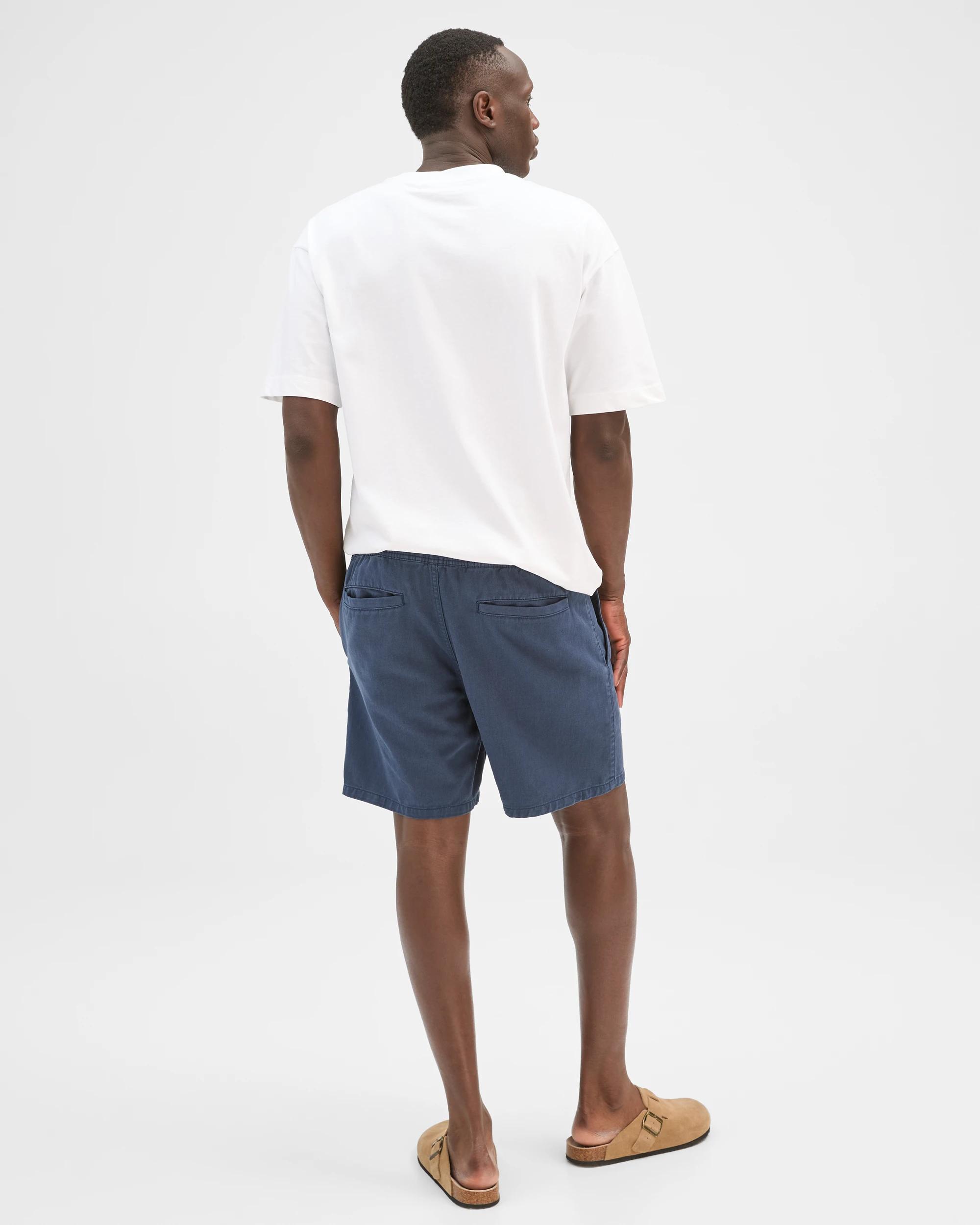 6 Commons Australian Cotton Twill Volley Shorts OMBRE BLUE, 6 of 6