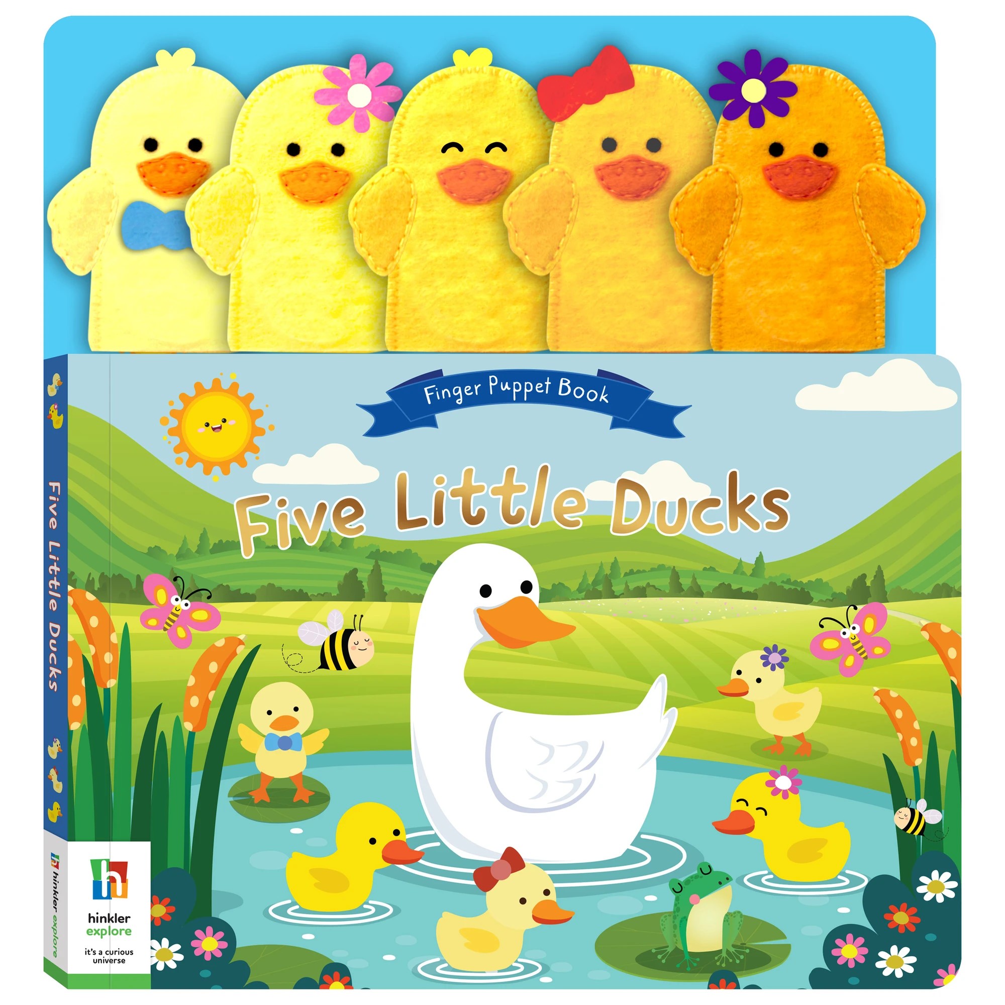 1 Five Little Ducks Finger Puppet Book, 1 of 5