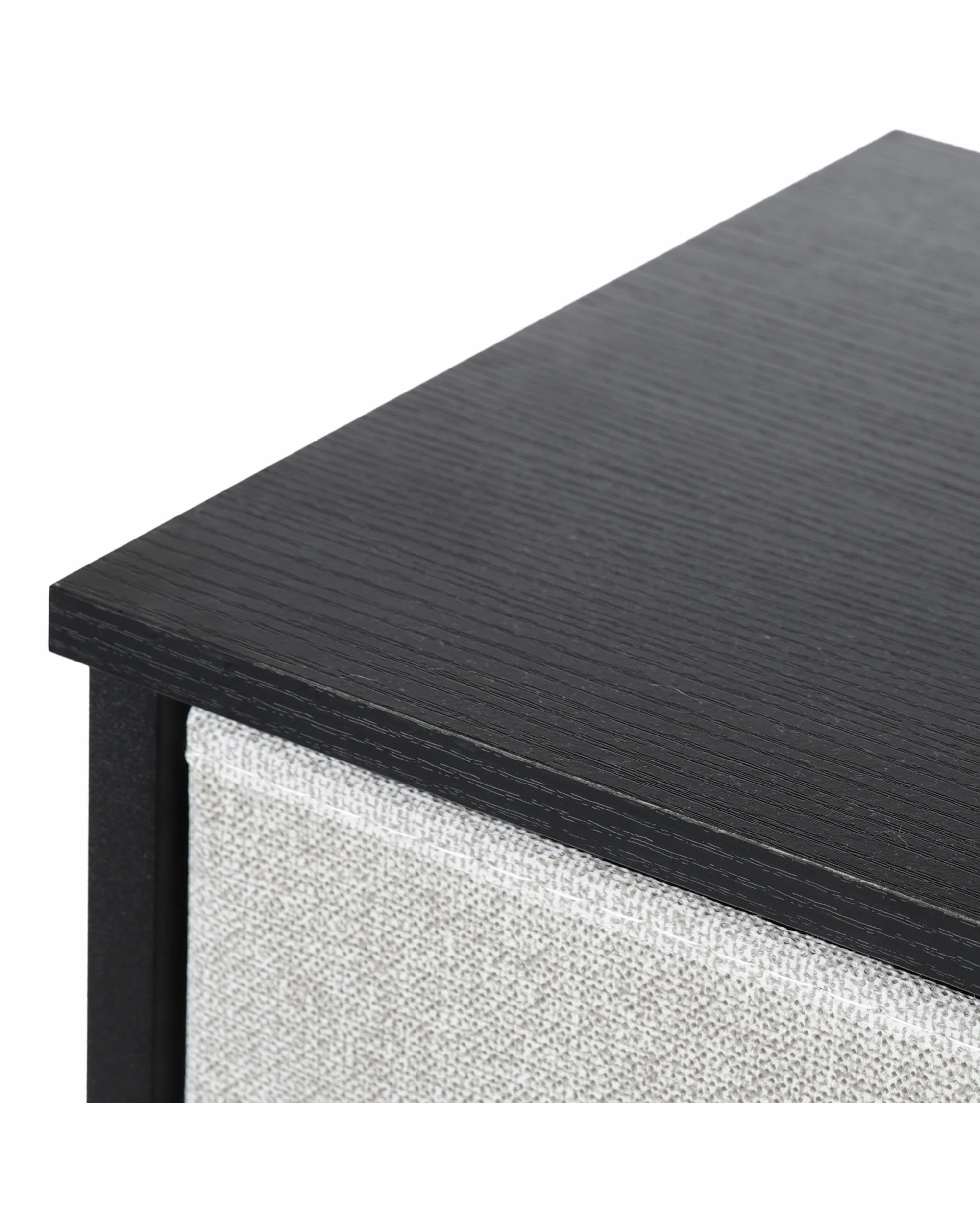 9 Sherwood Luna 4 Drawer Fabric Tallboy - Grey, 9 of 9