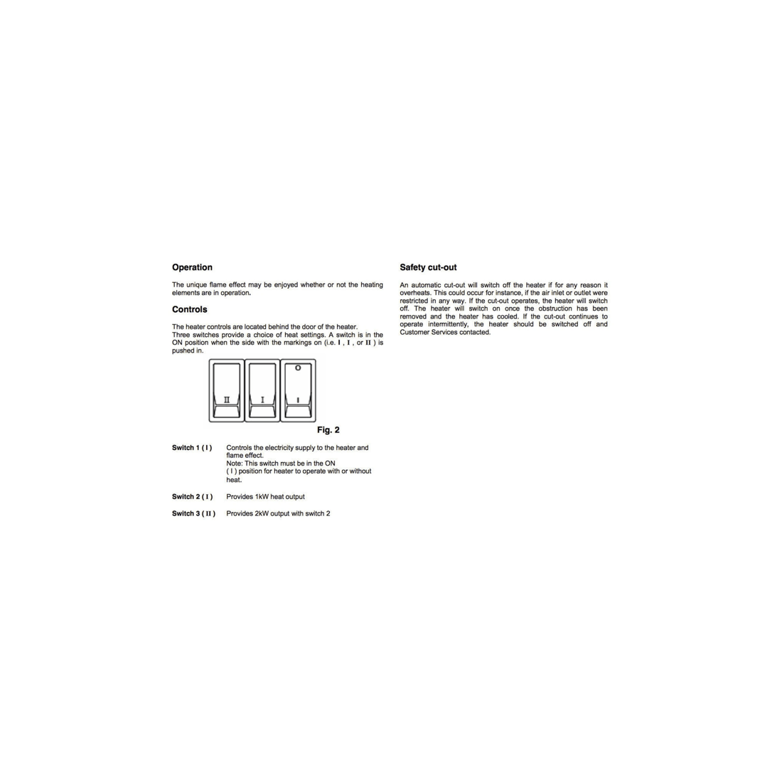 2 Dimplex Ritz-c Electric Fireplace Heater Heat/fire Flame Smoke Coal Wood Effect
 - Black, 2 of 5