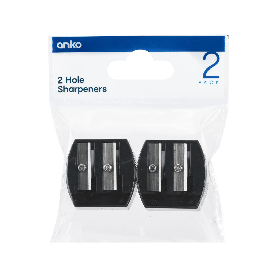 1 2 Pack 2 Hole Sharpener, 1 of 5