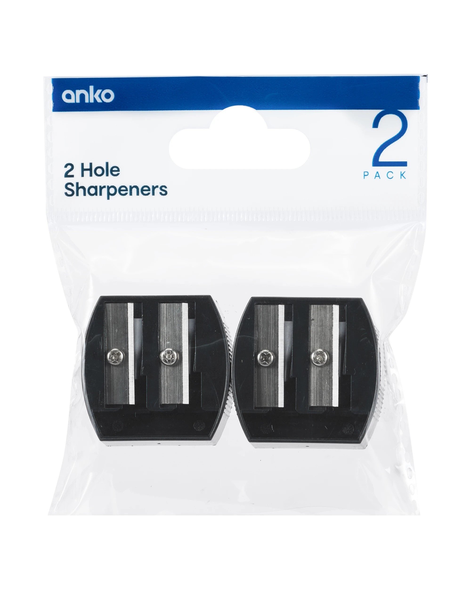 1 2 Pack 2 Hole Sharpener, 1 of 5